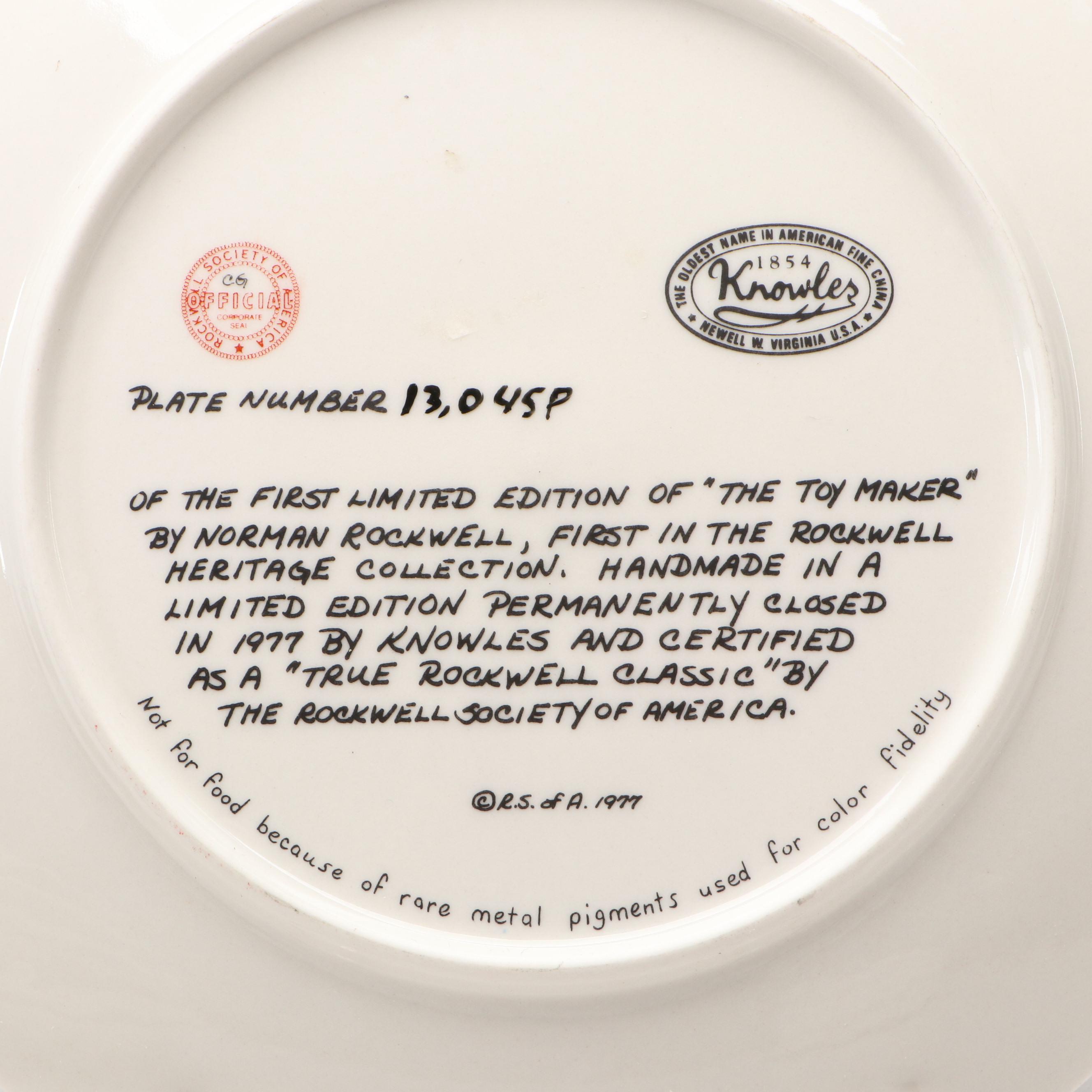 Knowles Norman Rockwell Christmas, Mother's Day, and More Collector Plates