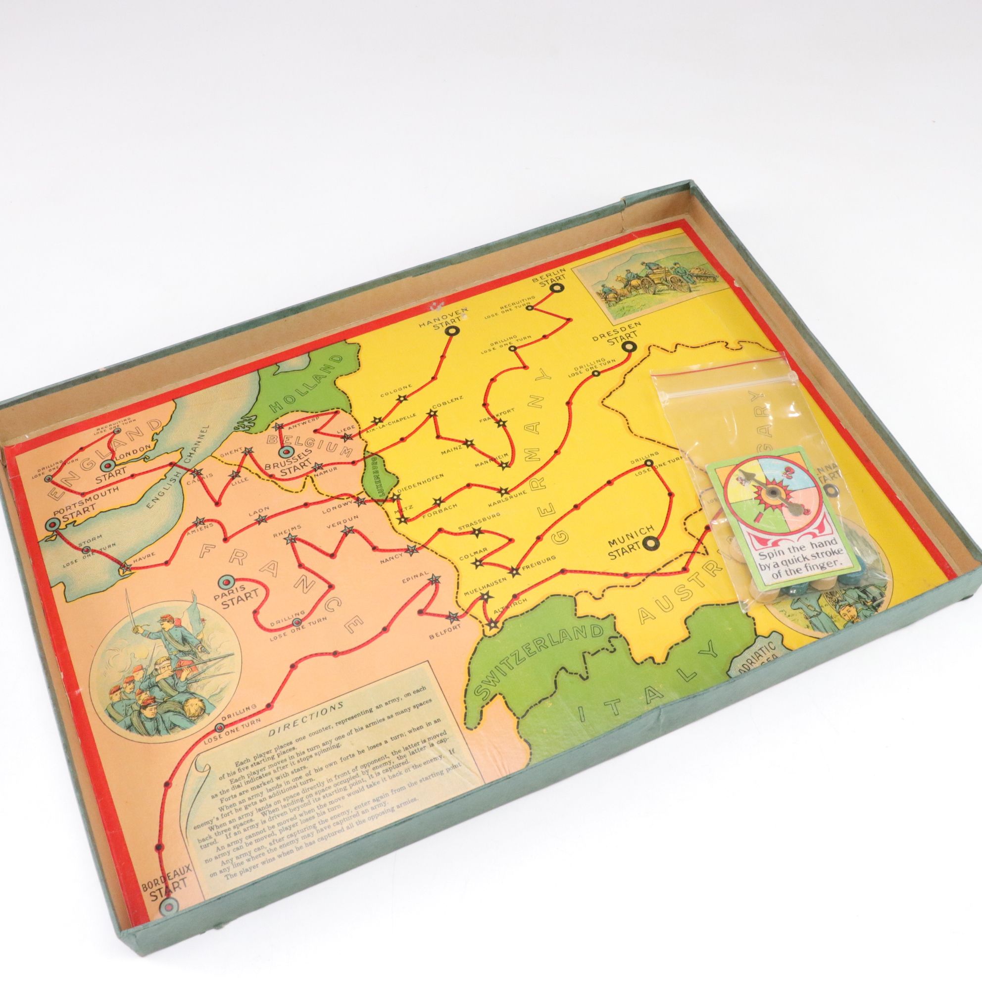"War of Nations", "Mother Goose", "Fortune 500" and Other Board Games
