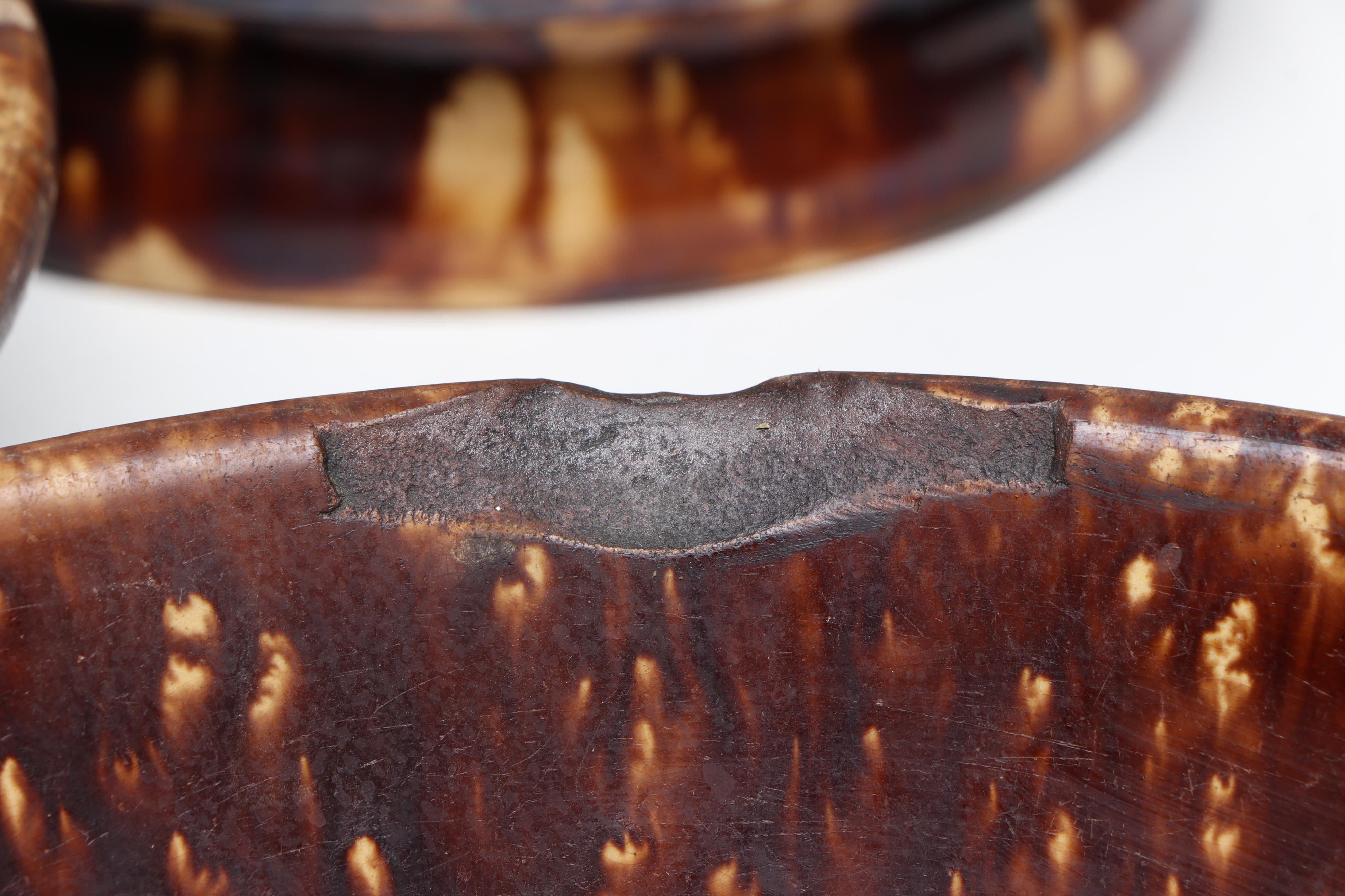 Bennington Rockingham Glazed Molded Pitcher and Milk Pans, Mid to Late 19th C.