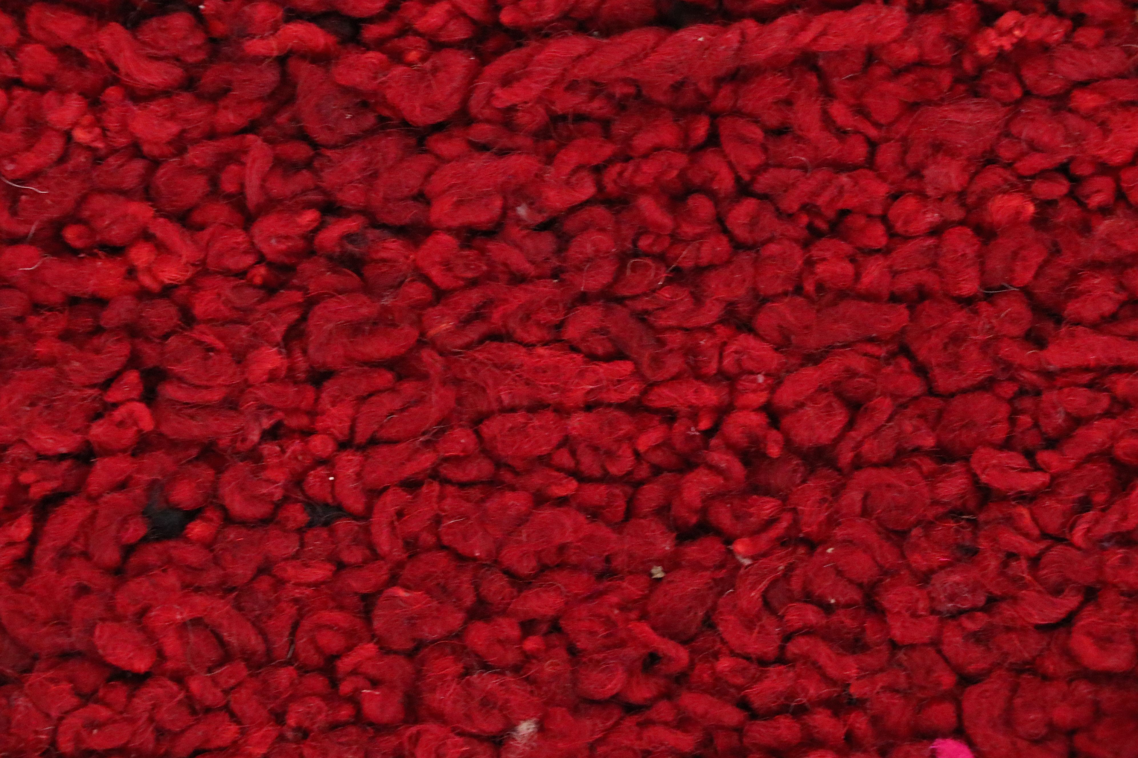 3'4 x 9'11 Hand-Knotted Moroccan Berber Long Rug