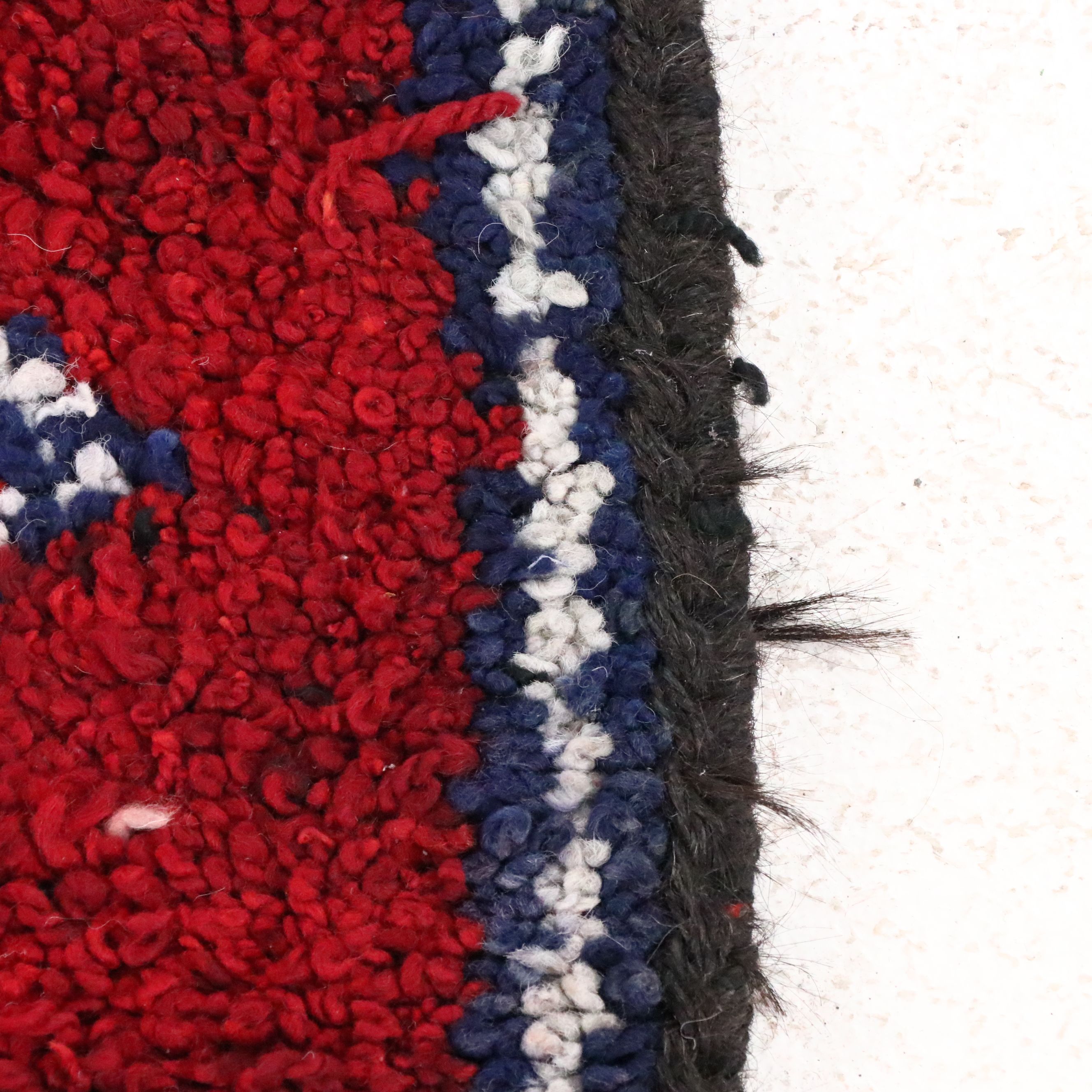 3'4 x 9'11 Hand-Knotted Moroccan Berber Long Rug