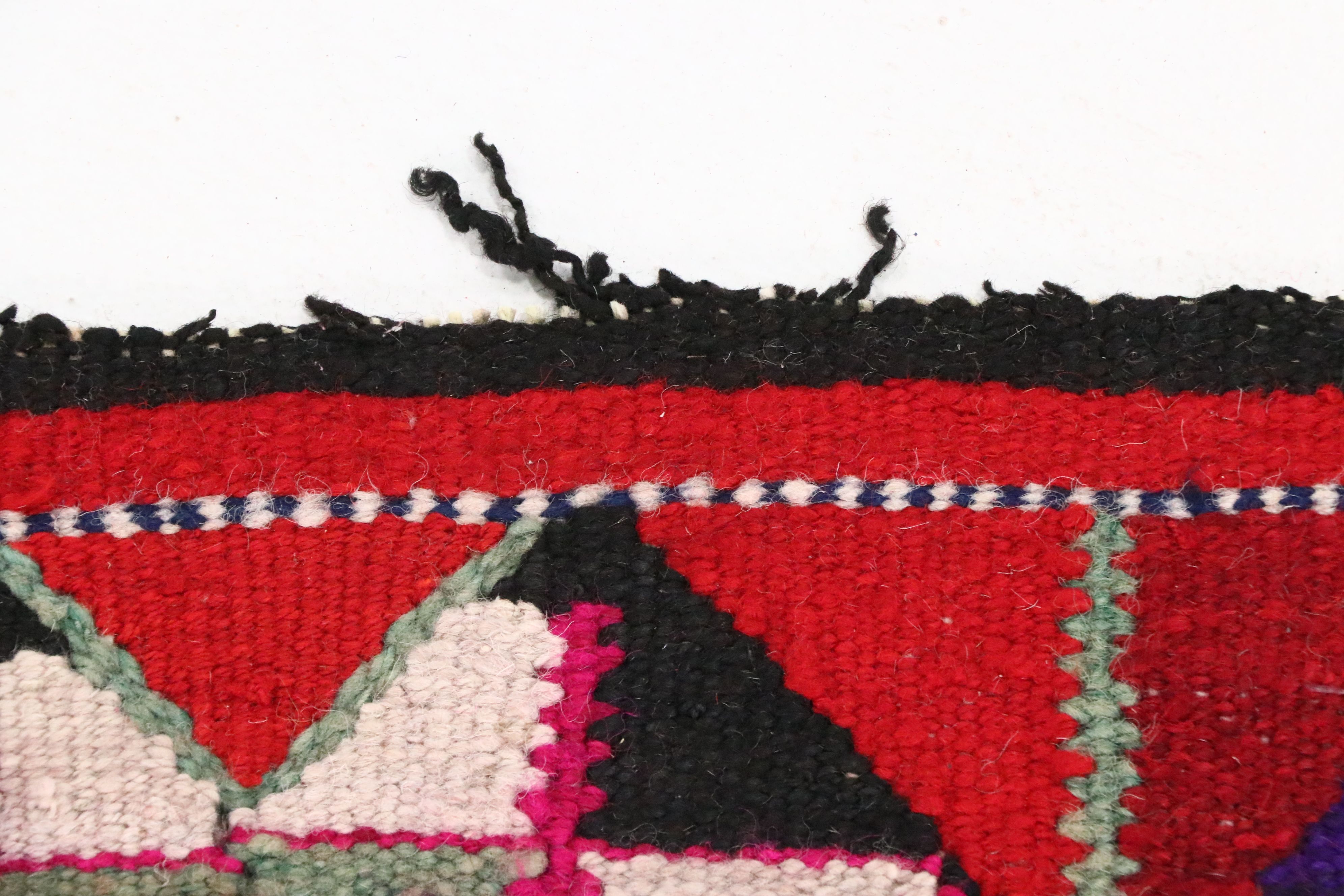 3'4 x 9'11 Hand-Knotted Moroccan Berber Long Rug