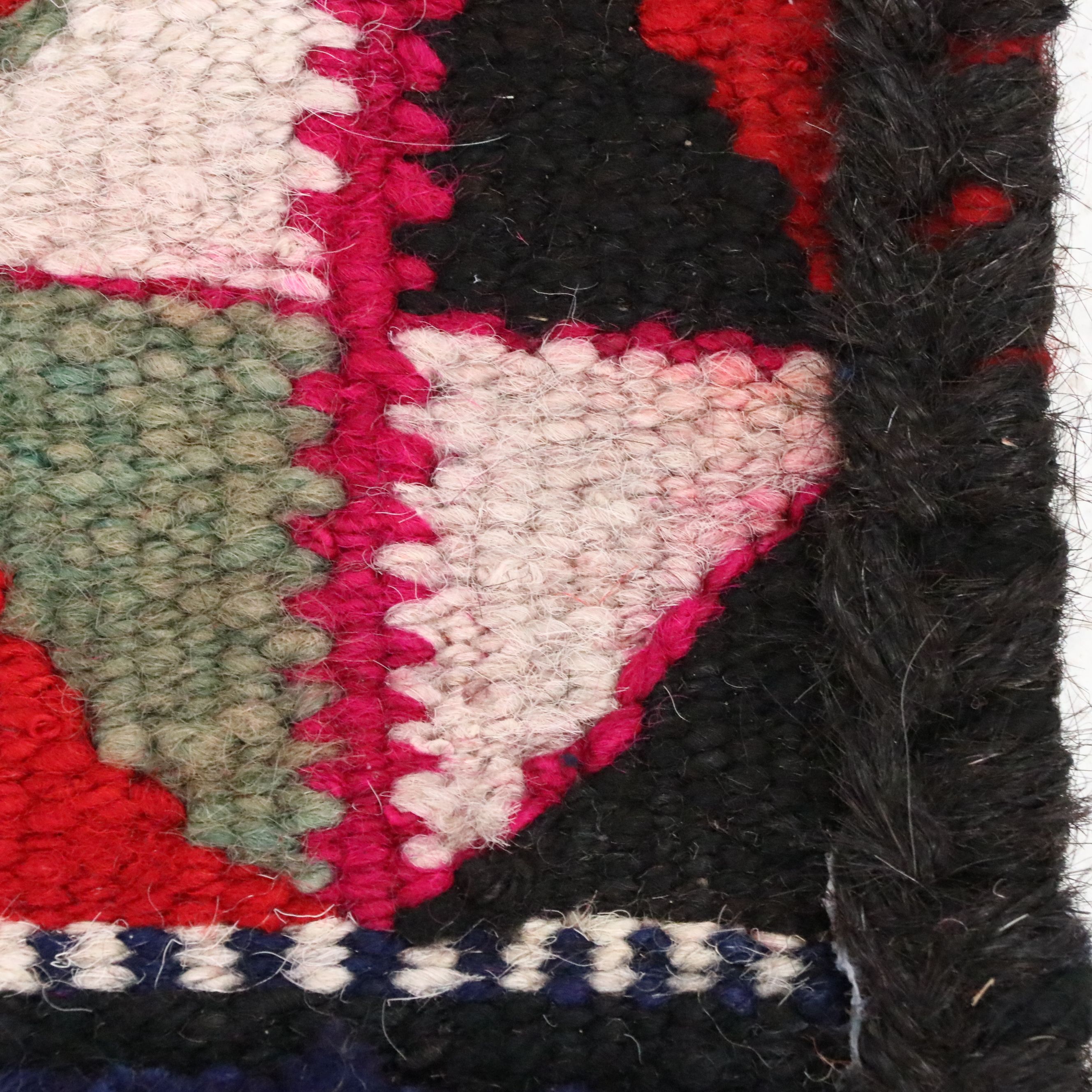 3'4 x 9'11 Hand-Knotted Moroccan Berber Long Rug