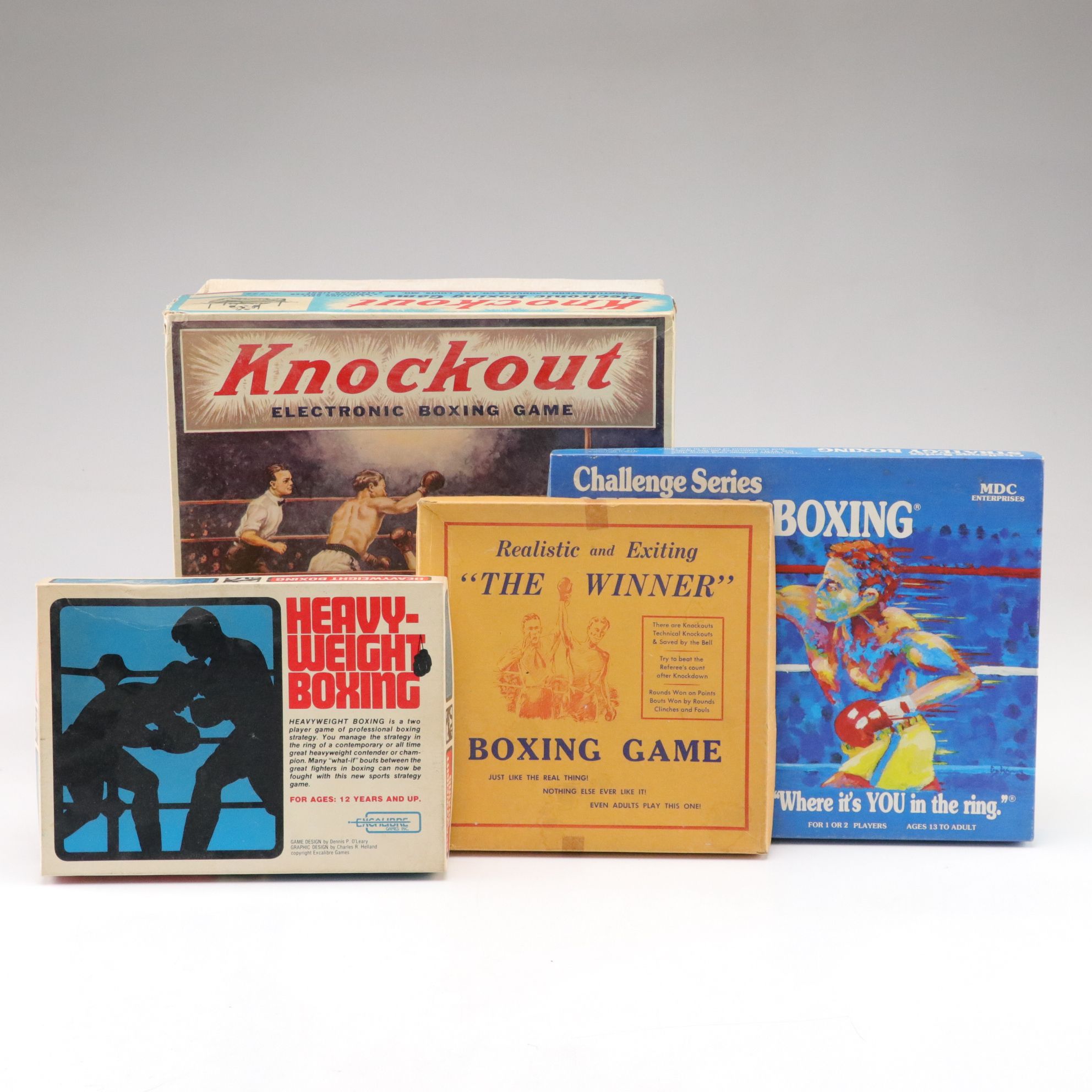 Knockout, Heavyweight Boxing, and Other American Boxing Board Games,