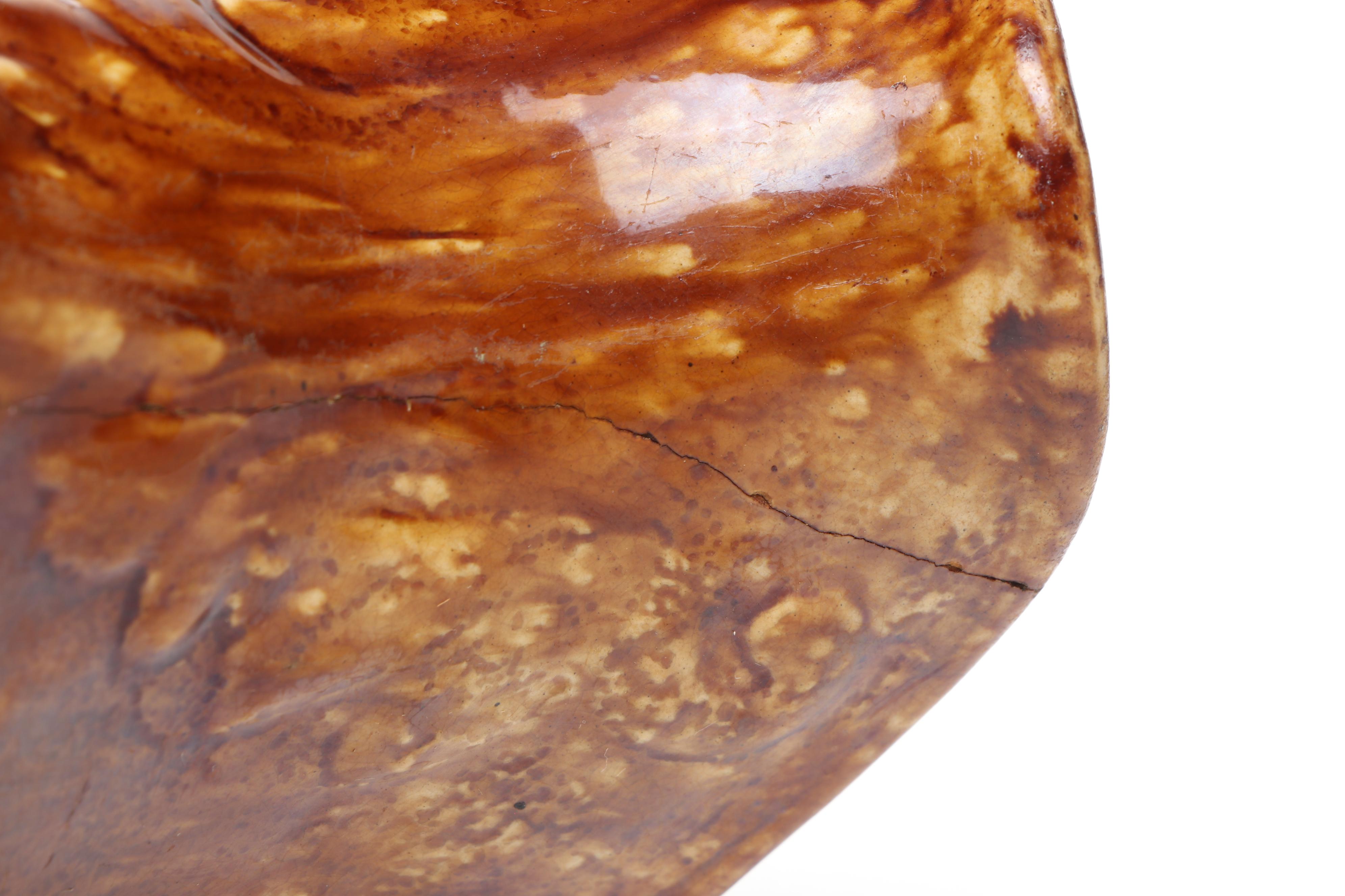 Bennington Rockingham Glazed Molded Pitcher and Bowl, Mid to Late 19th Century