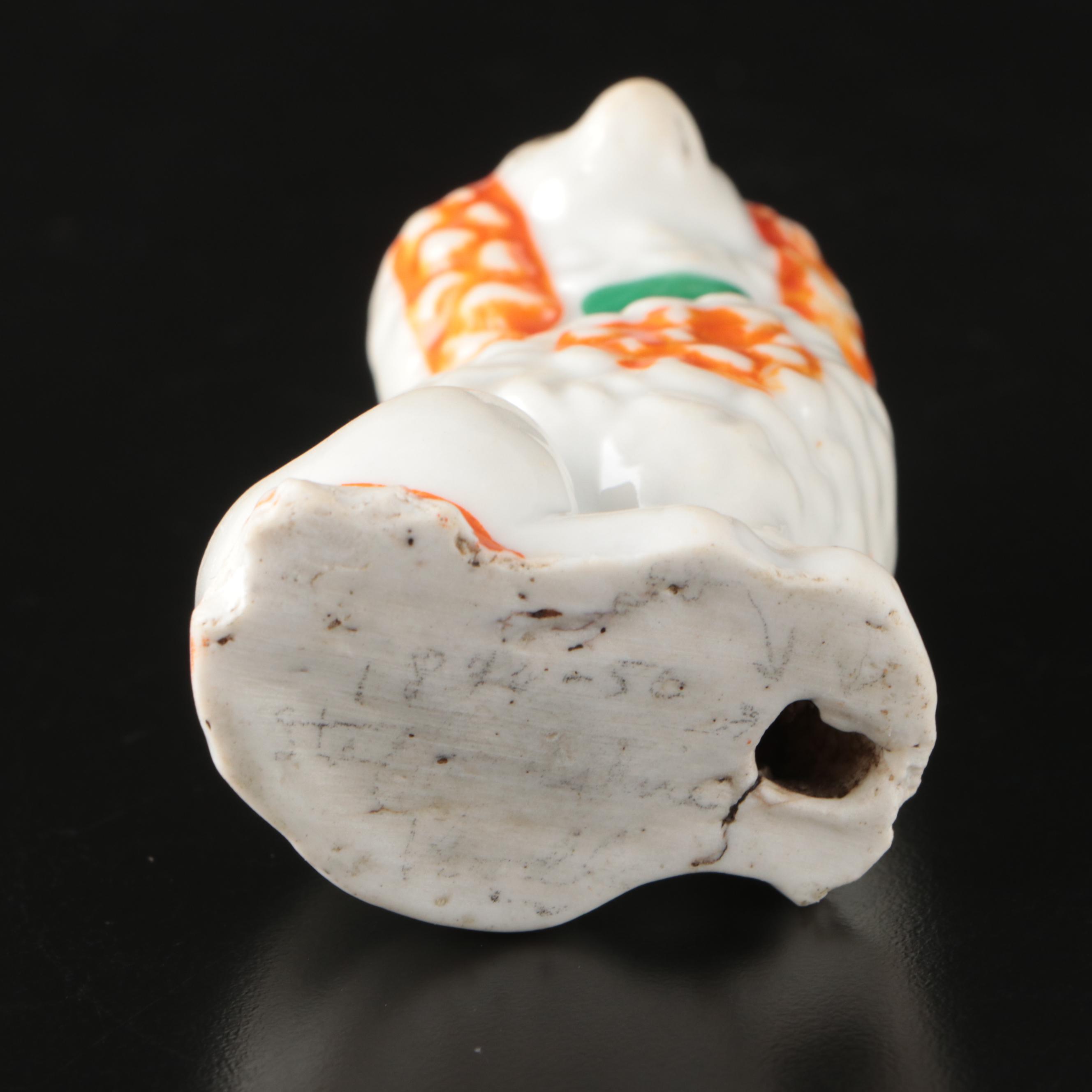 Confetti Poodles with Staffordshire and Other Animals Figurines