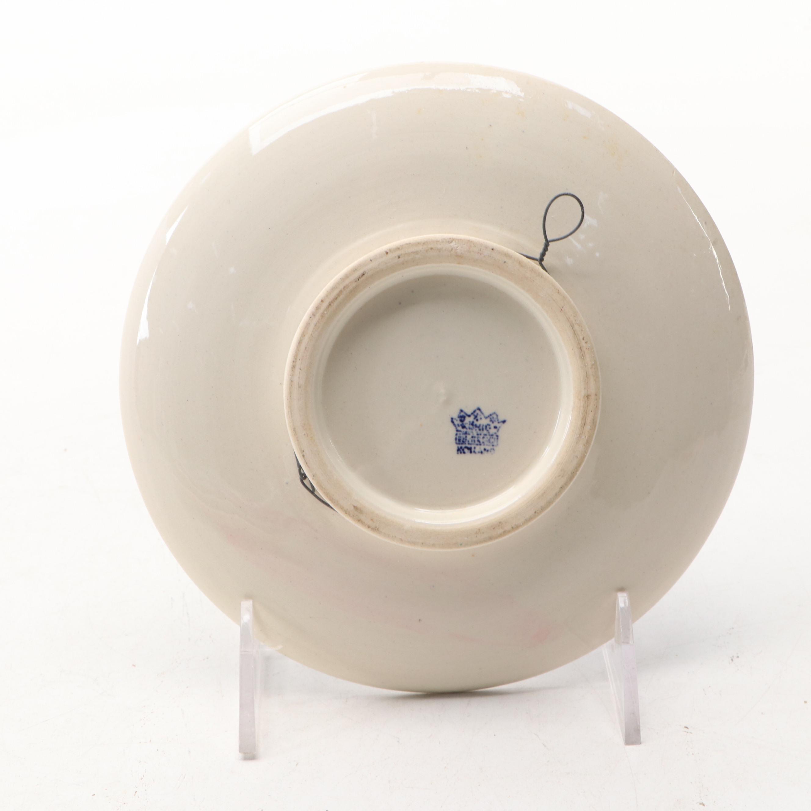 König Delfter Blau and V.K. Delfts Dutch Annual Christmas Plates, Late 20th C