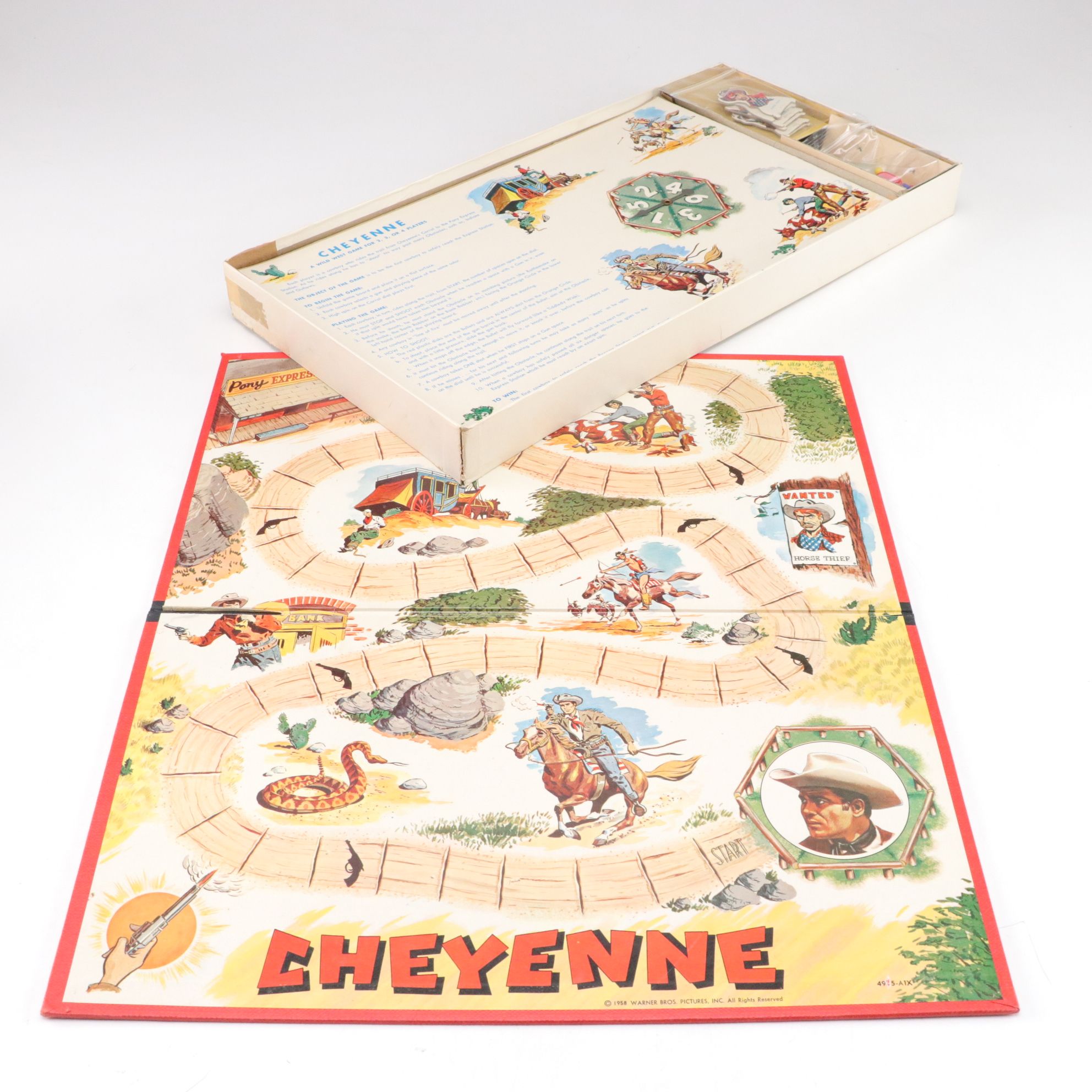 "Outlaw & Posse," "Pony Express" with "Hi-Yo Silver" & More Western Games, 1970s