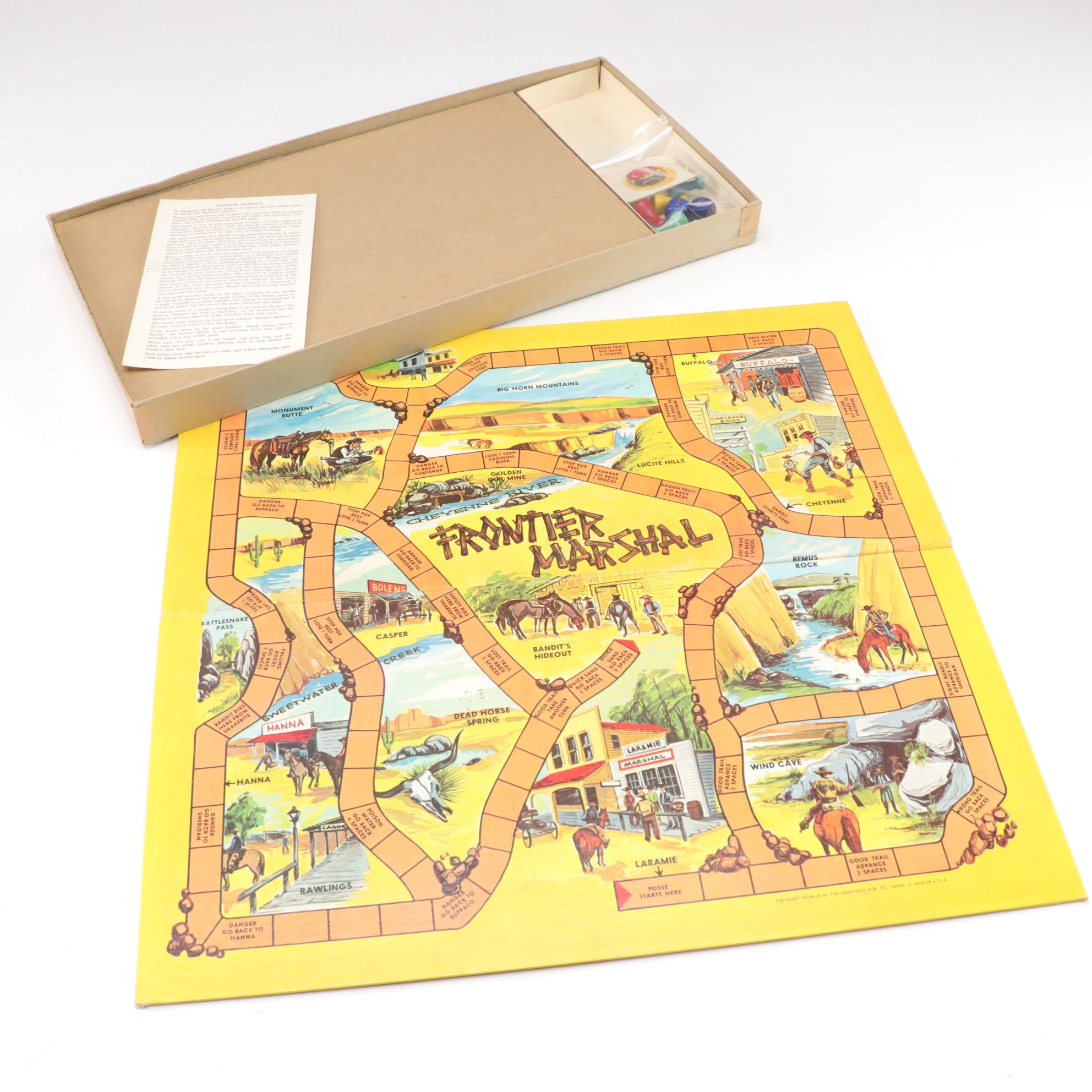 "Outlaw & Posse," "Pony Express" with "Hi-Yo Silver" & More Western Games, 1970s