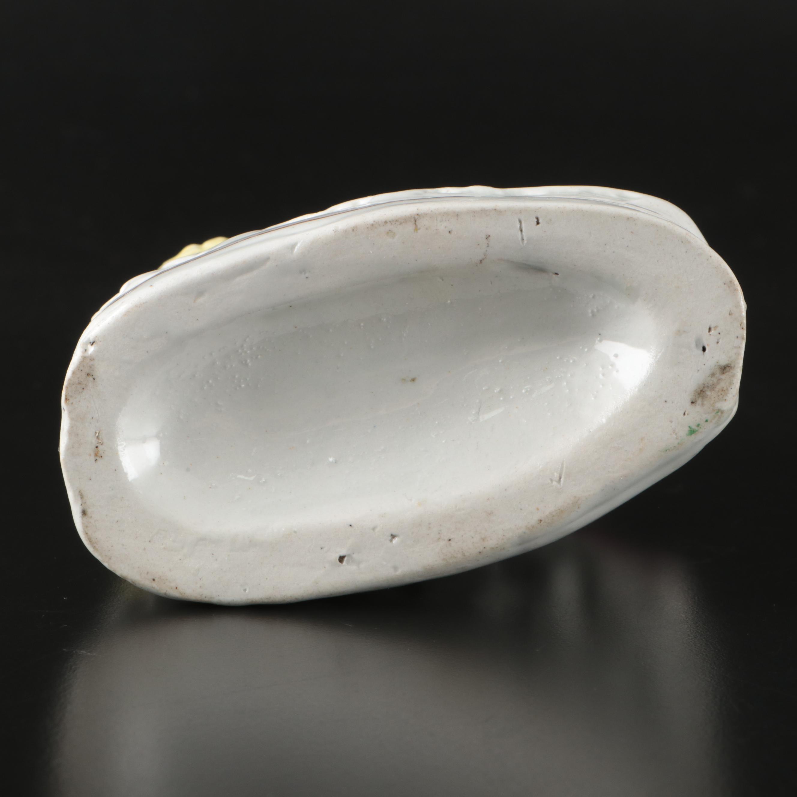 Staffordshire Fishmonger Flatback with William Kent Boy and Girl Figurines