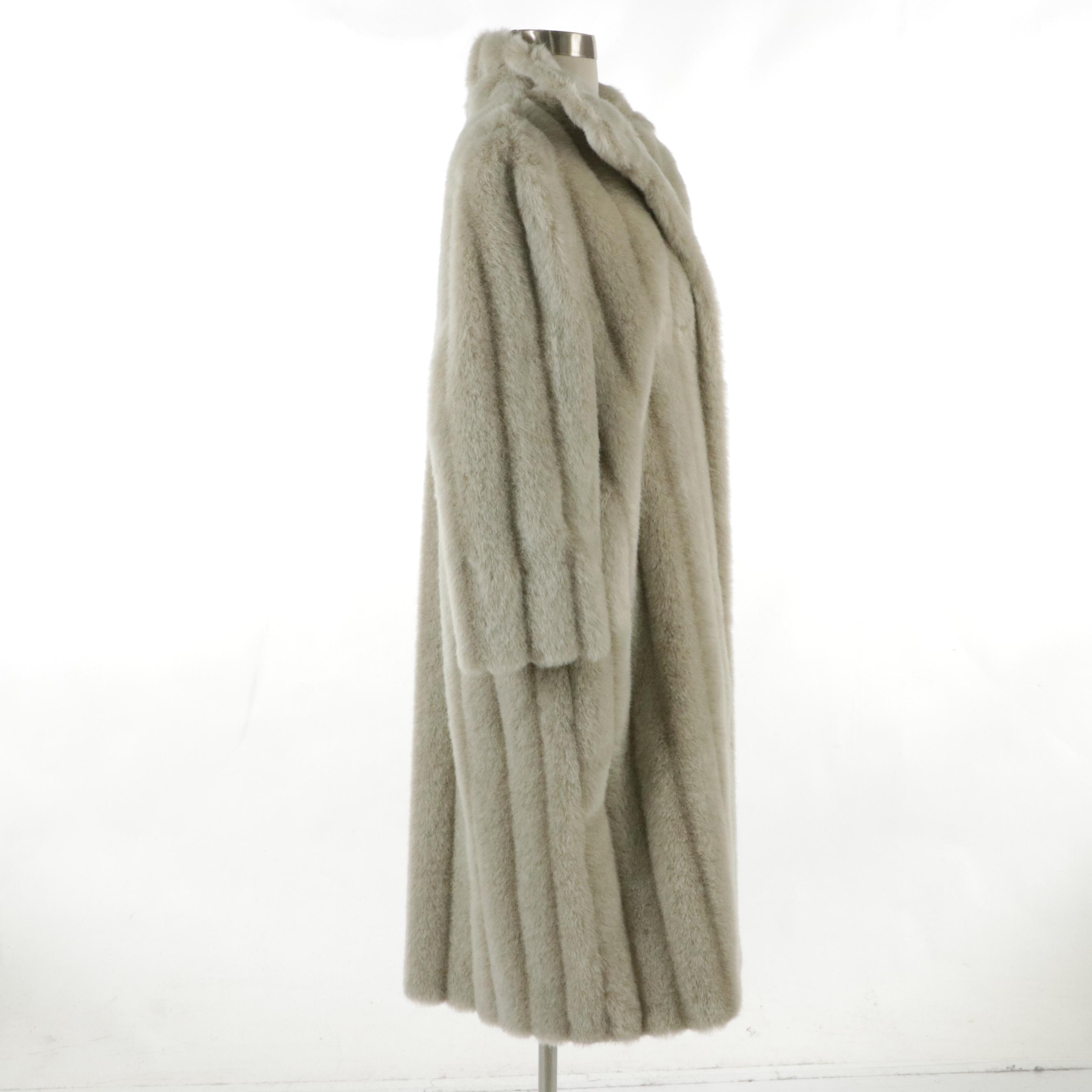 Fabulous Furs for Animal Lovers Faux Fur Long Coat