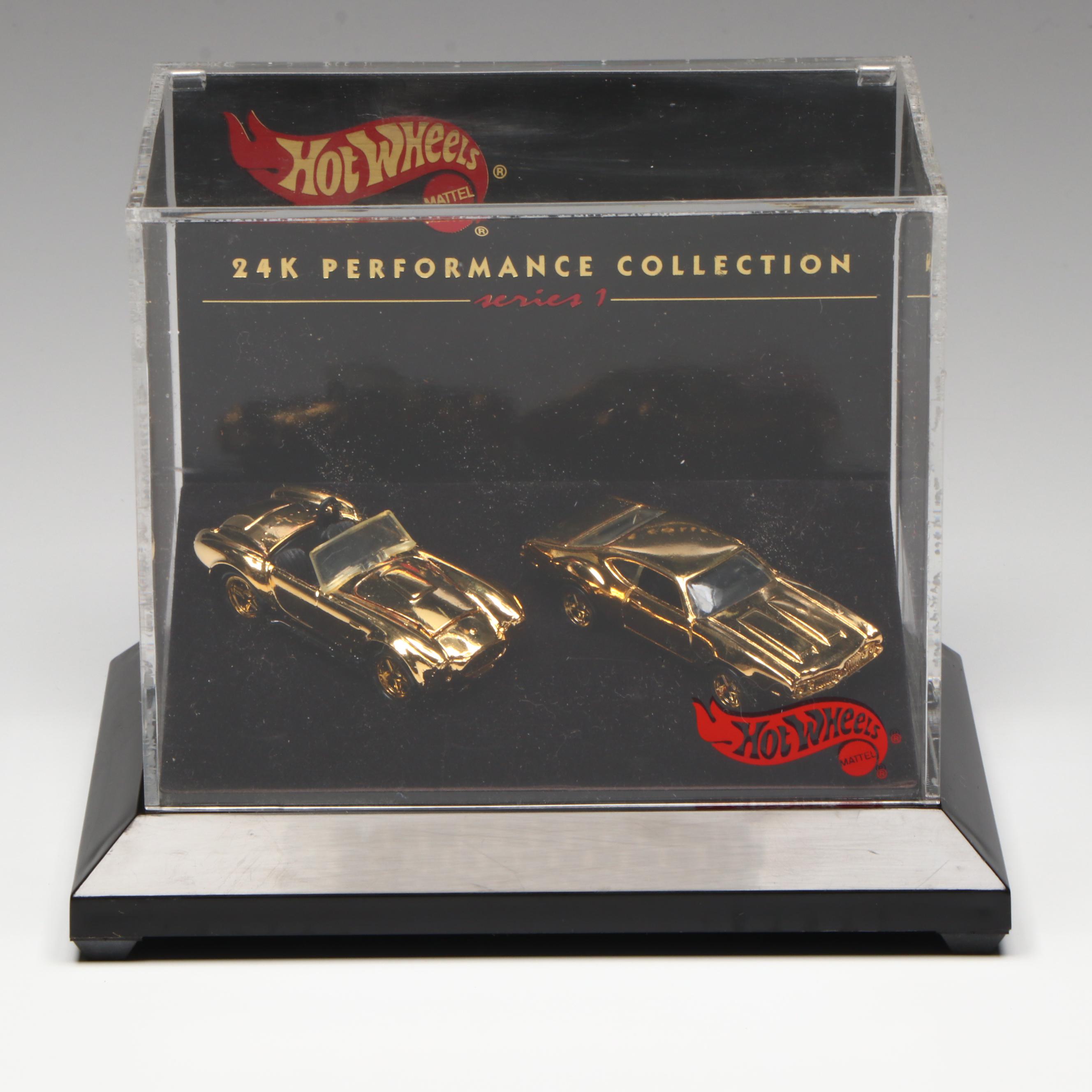 Hot Wheels 24K Performance Collection Series 1 Limited Edition in Display