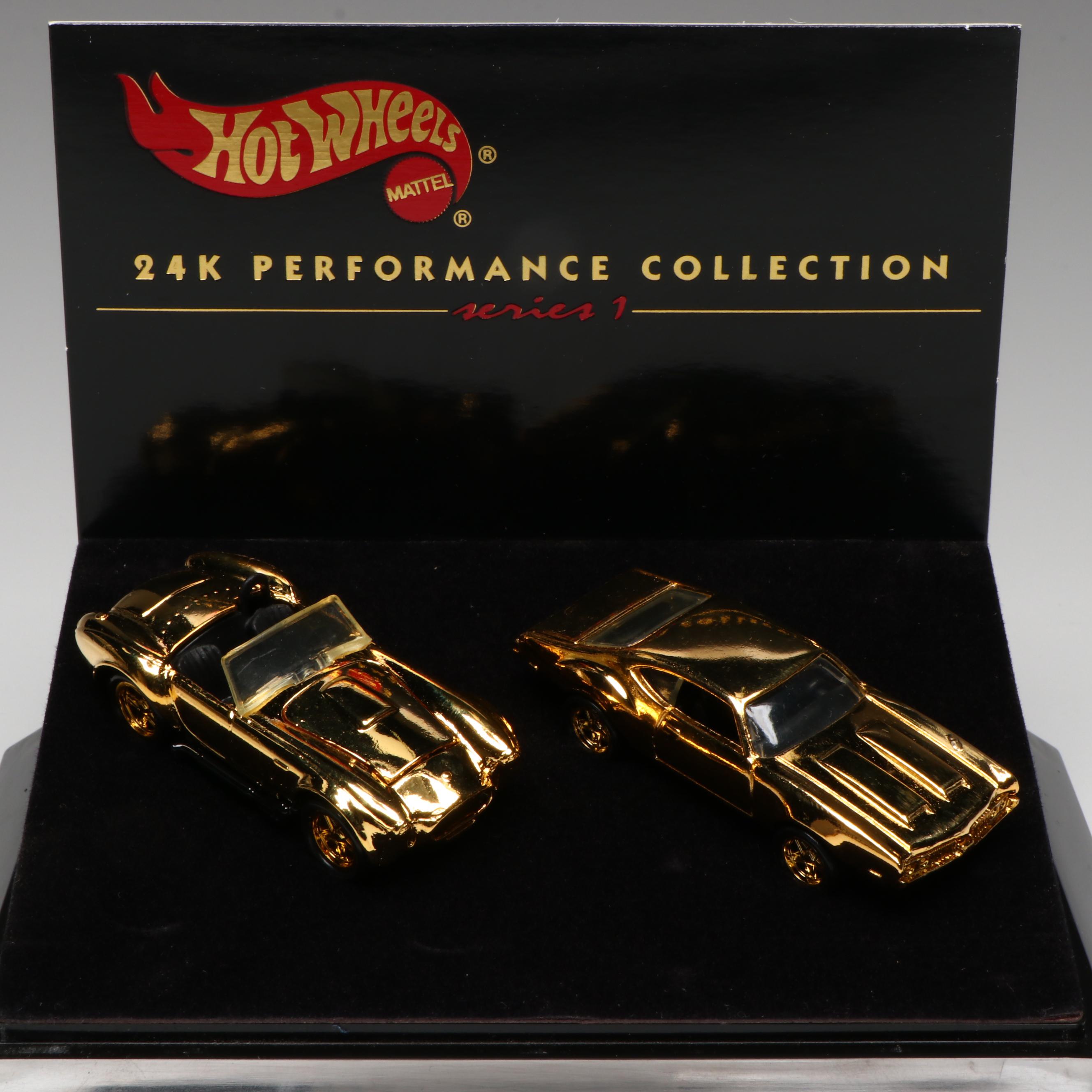 Hot Wheels 24K Performance Collection Series 1 Limited Edition in Display