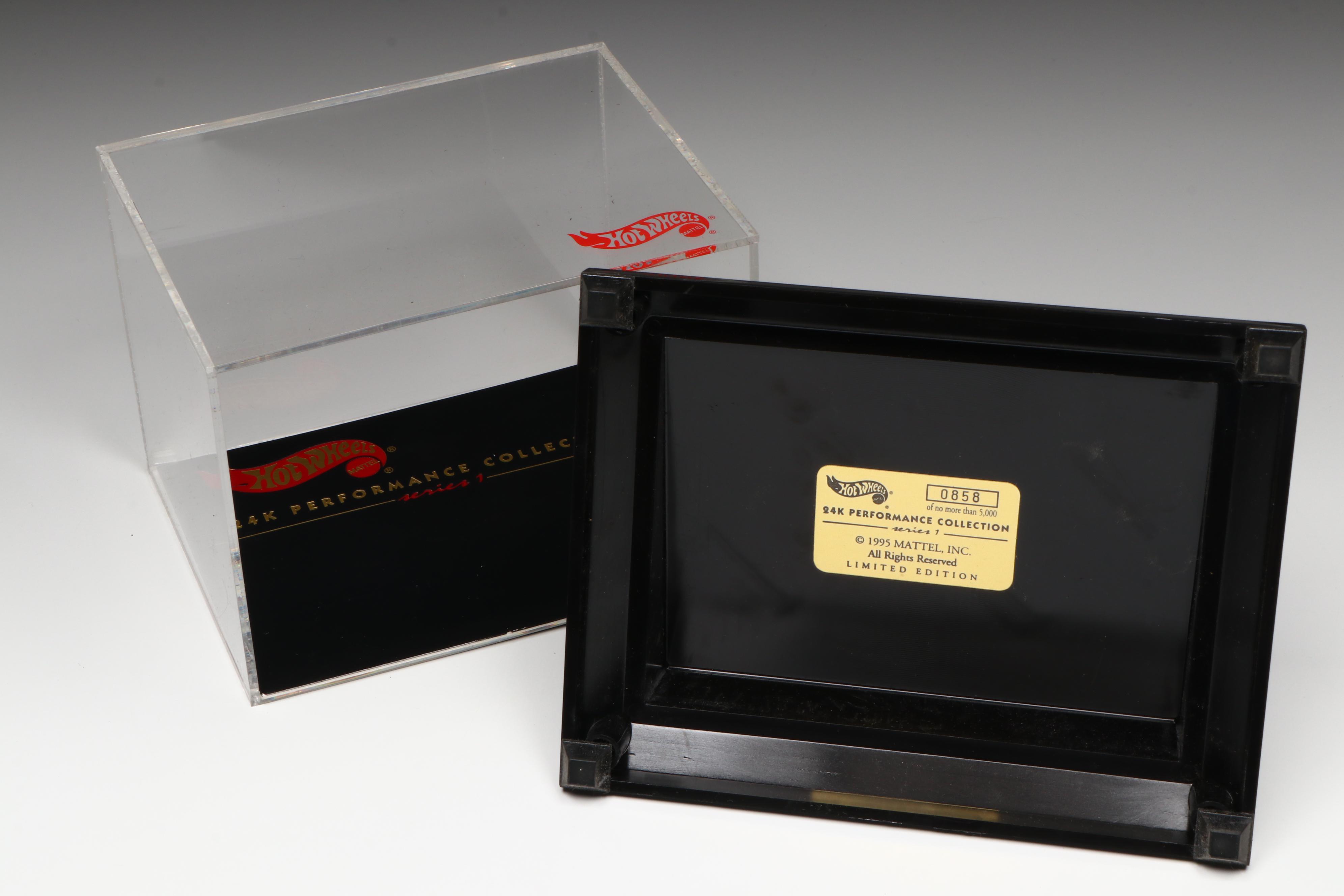 Hot Wheels 24K Performance Collection Series 1 Limited Edition in Display