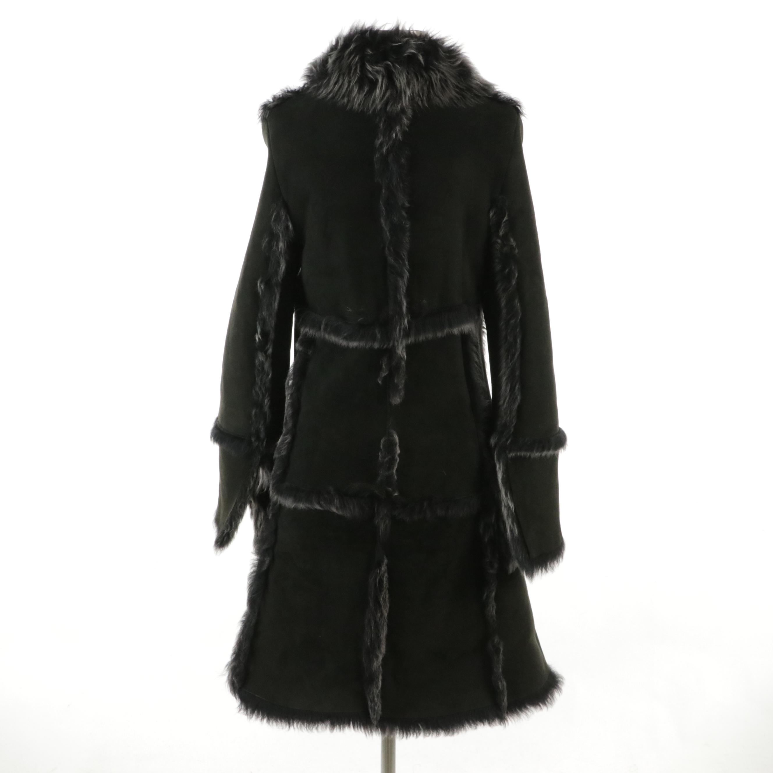 Karl Donoghue Coat in Lambskin/Lamb Fur