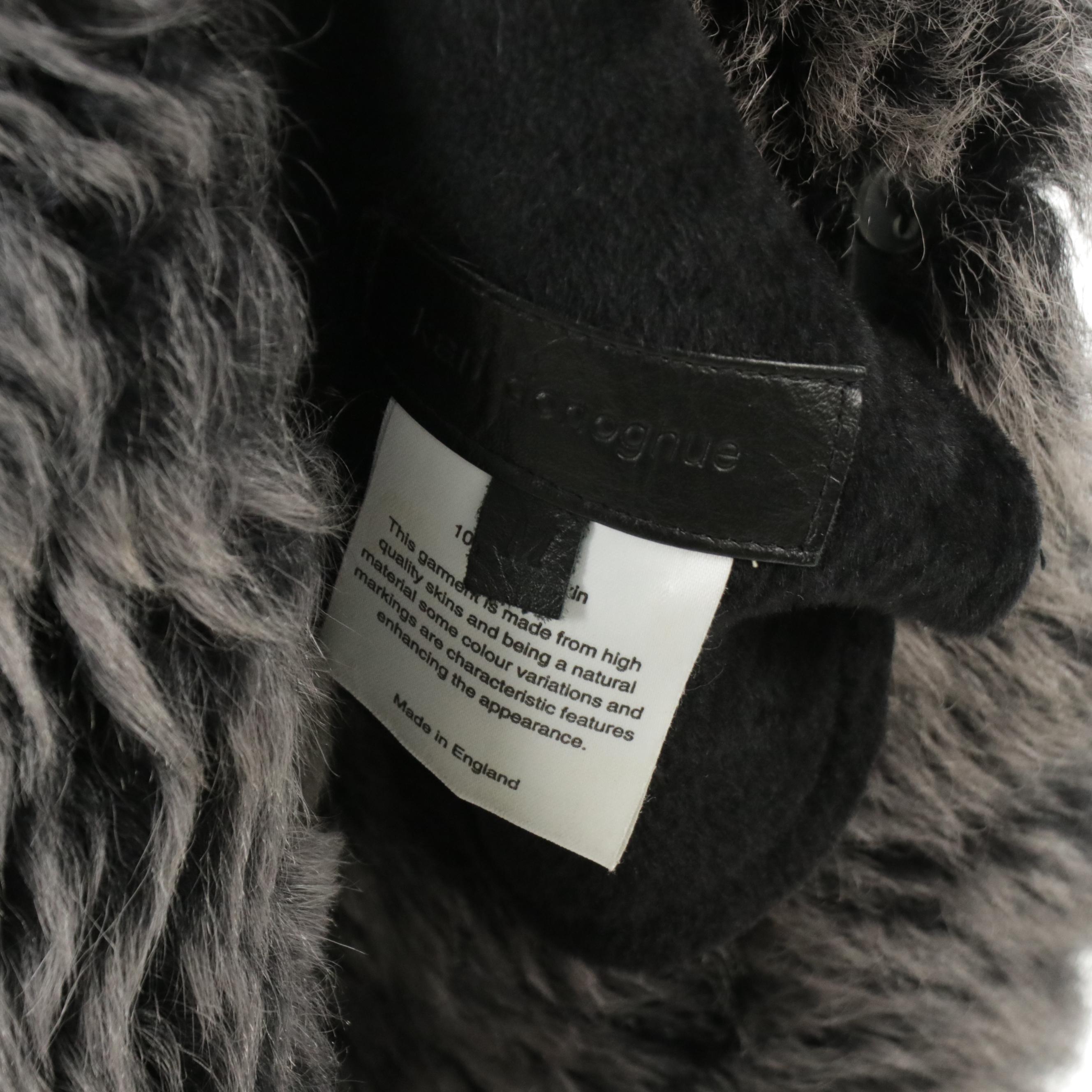 Karl Donoghue Coat in Lambskin/Lamb Fur