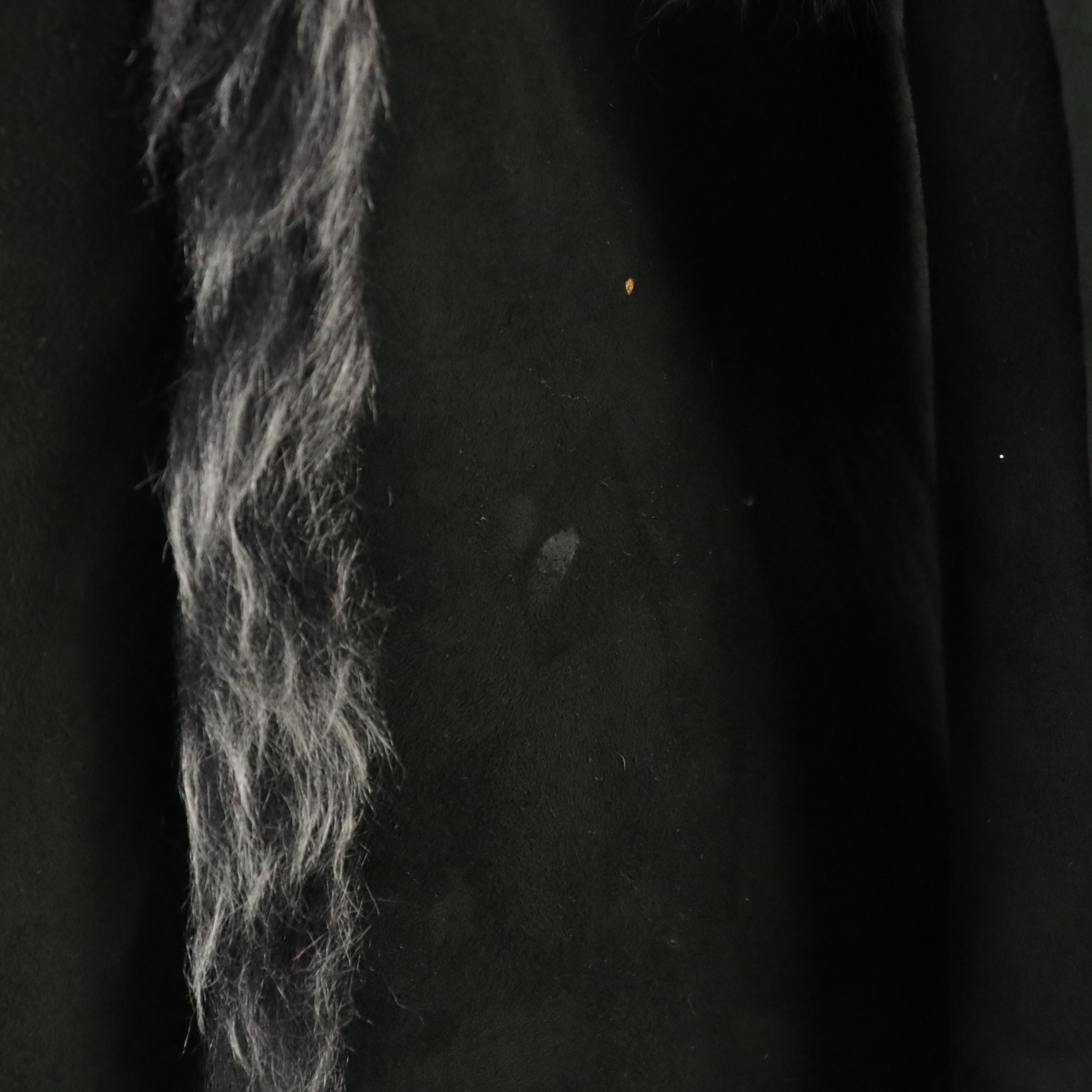 Karl Donoghue Coat in Lambskin/Lamb Fur