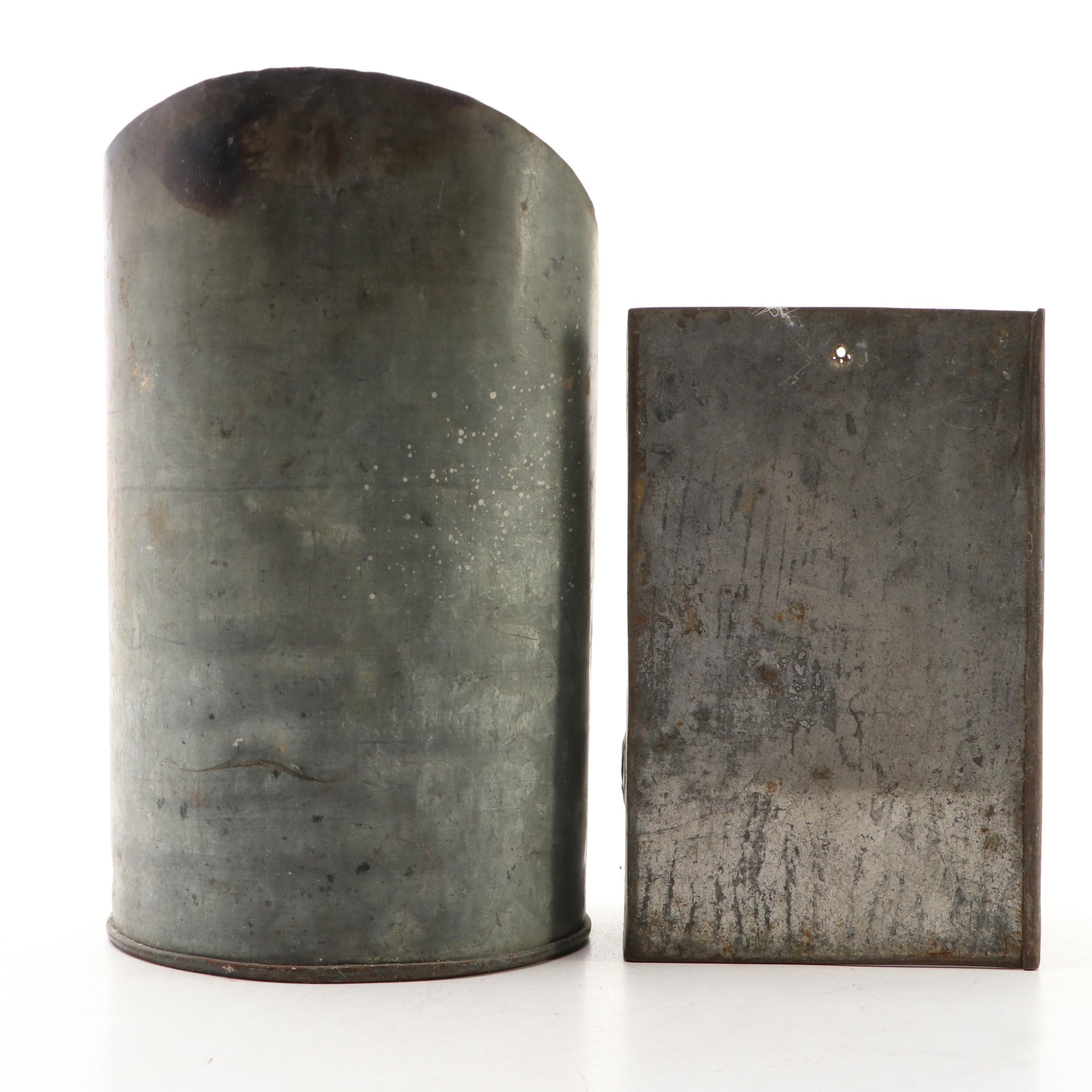 Box Shape and Cylindrical Metal Grain Scoops