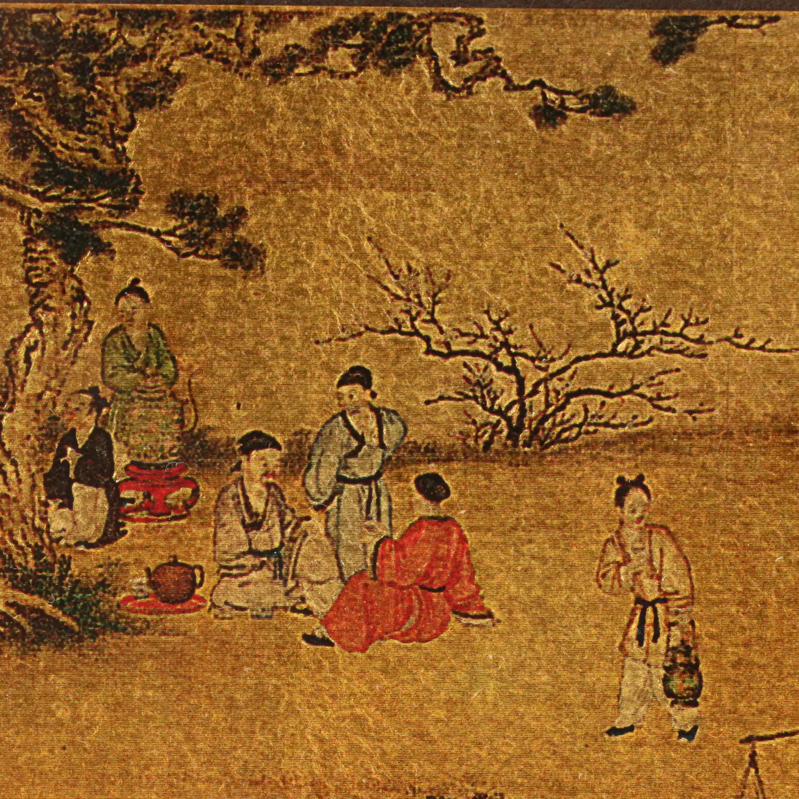 Digital Print After Chinese Genre Scroll Painting