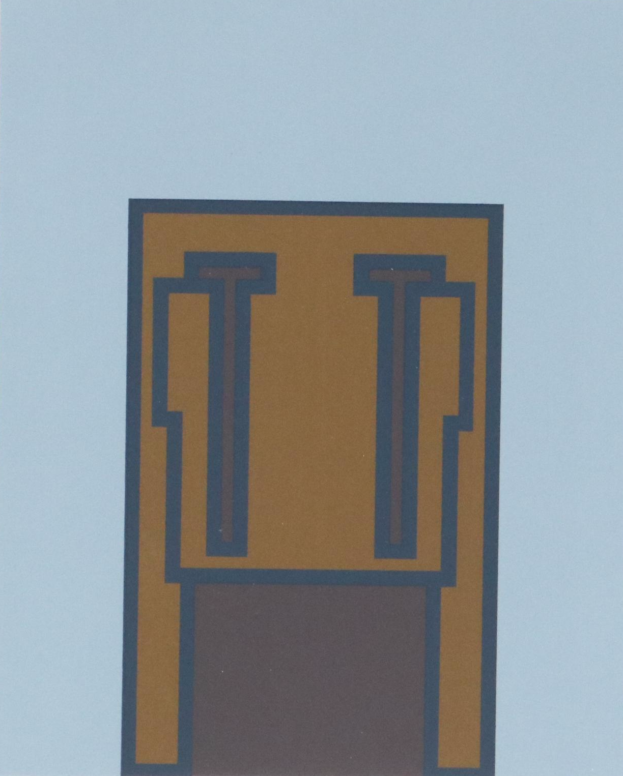 Robyn Denny Serigraph "Over Reach," 1973