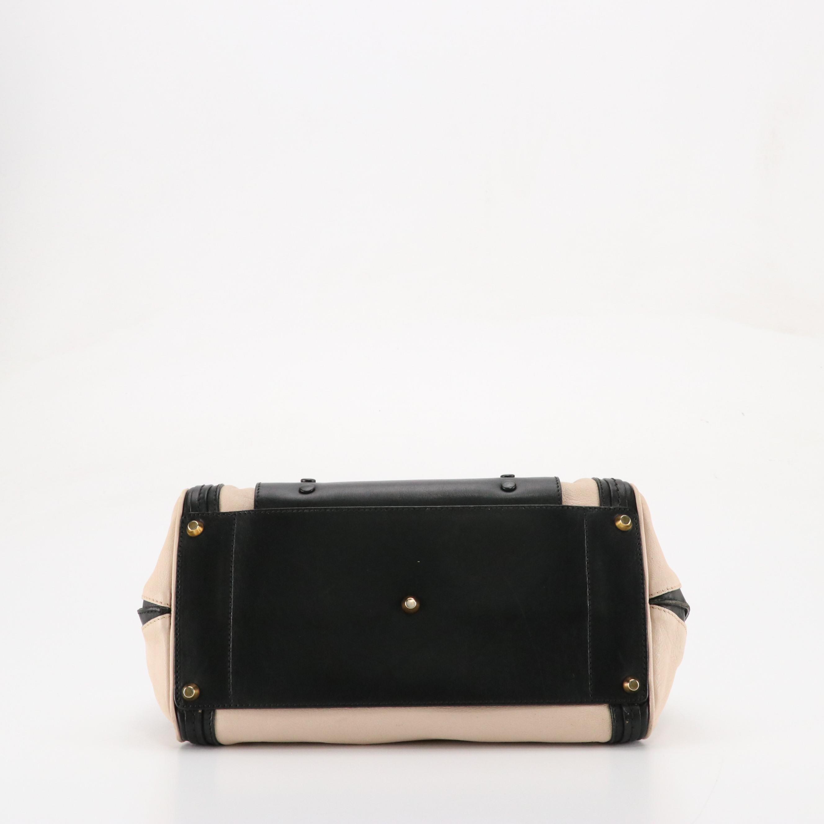 Chloé Little Alice Two-Way Handbag in Bicolor Goatskin and Calfskin Leather