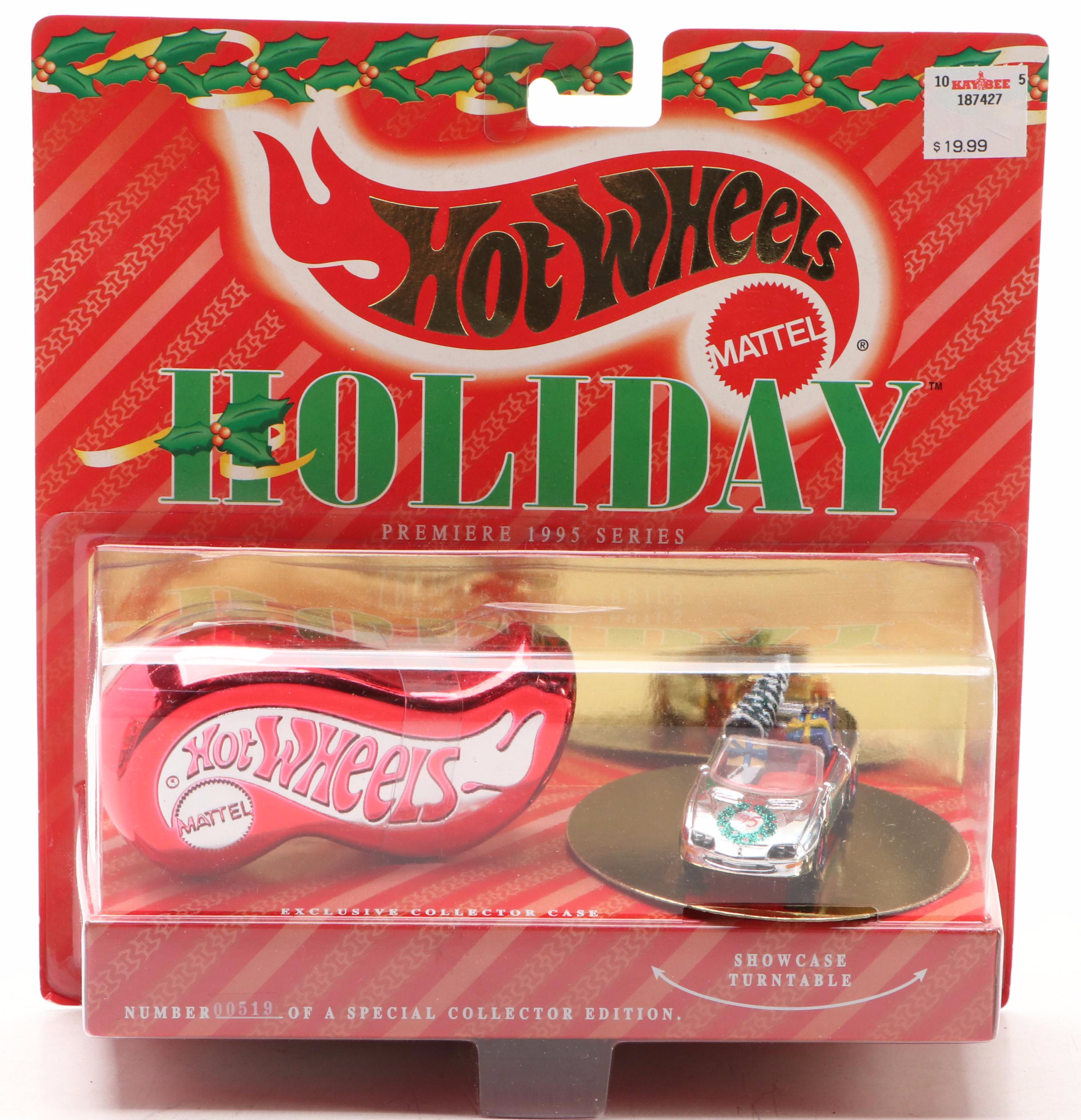 Hot Wheels Holiday Series Special Collector Edition Toy Cars, 1995