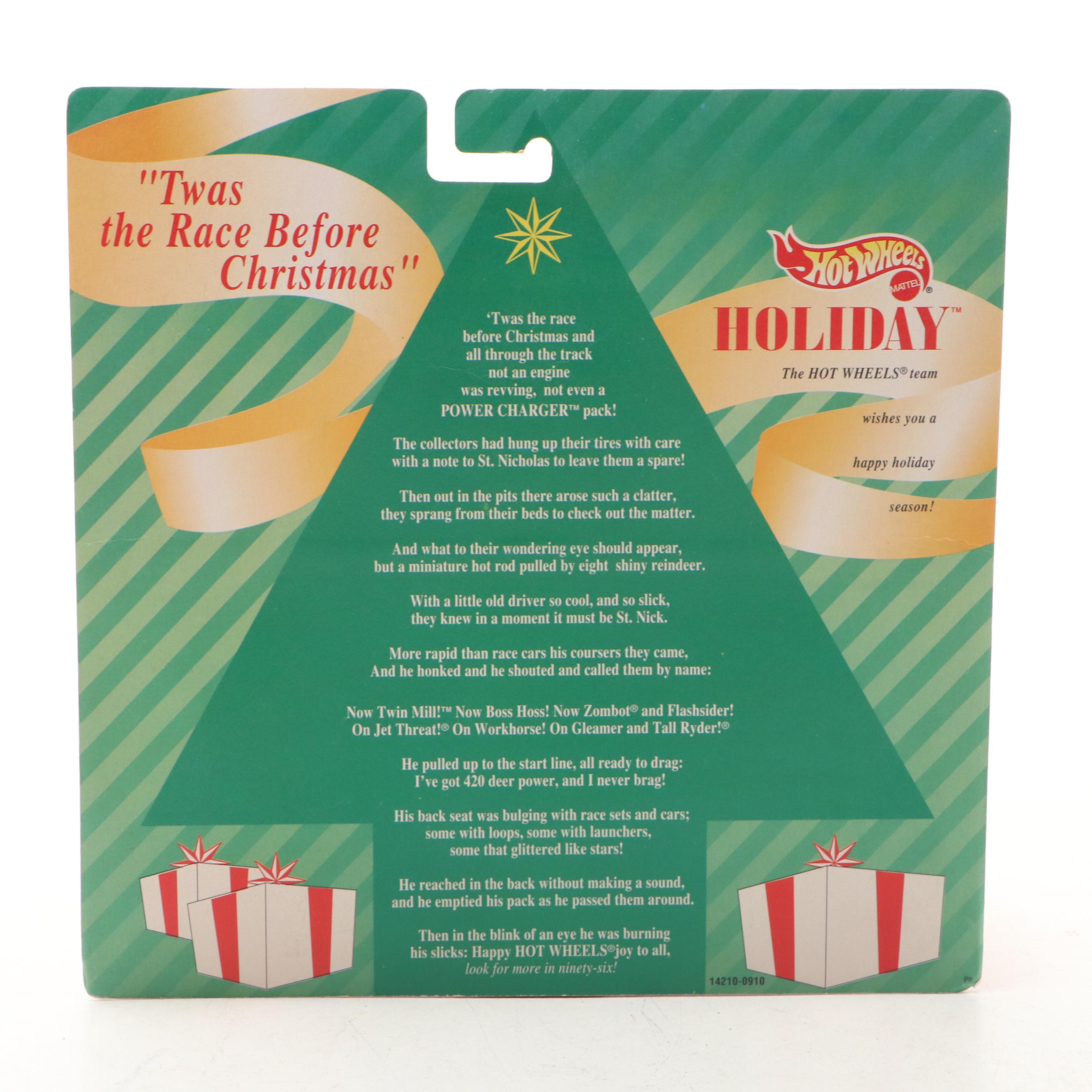 Hot Wheels Holiday Series Special Collector Edition Toy Cars, 1995