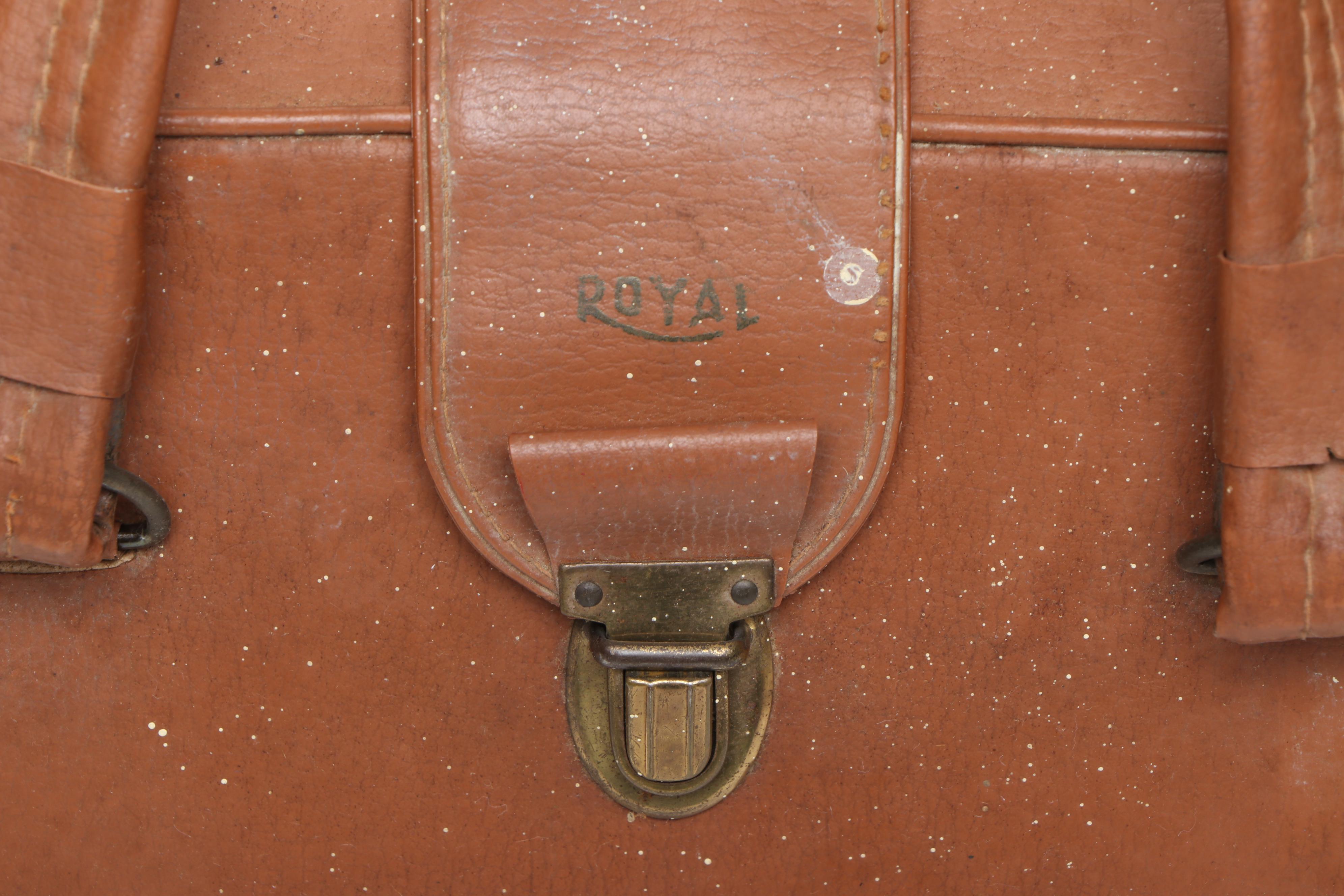 Royal Royalite Typewriter in Leather Travel Case