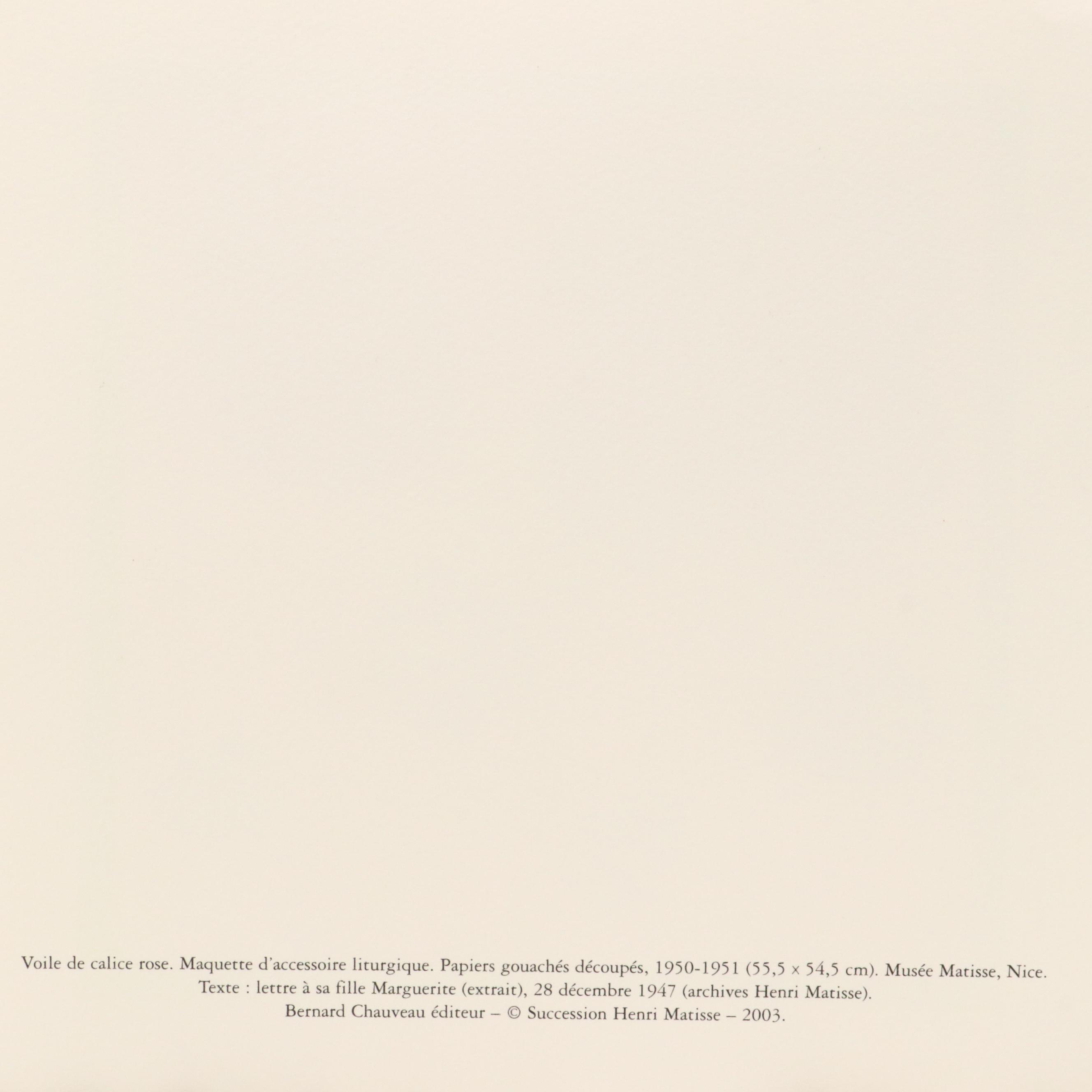 Pochoirs After Henri Matisse,  2003