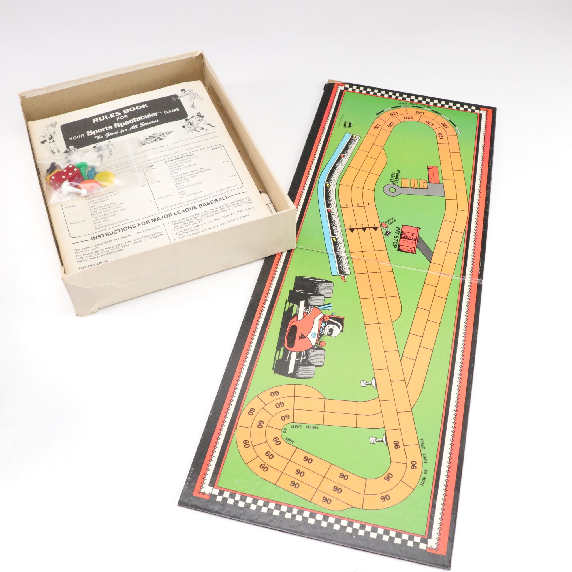Cross Country Marathon, Sports Spectacular, and Other Sports Themed Board Games