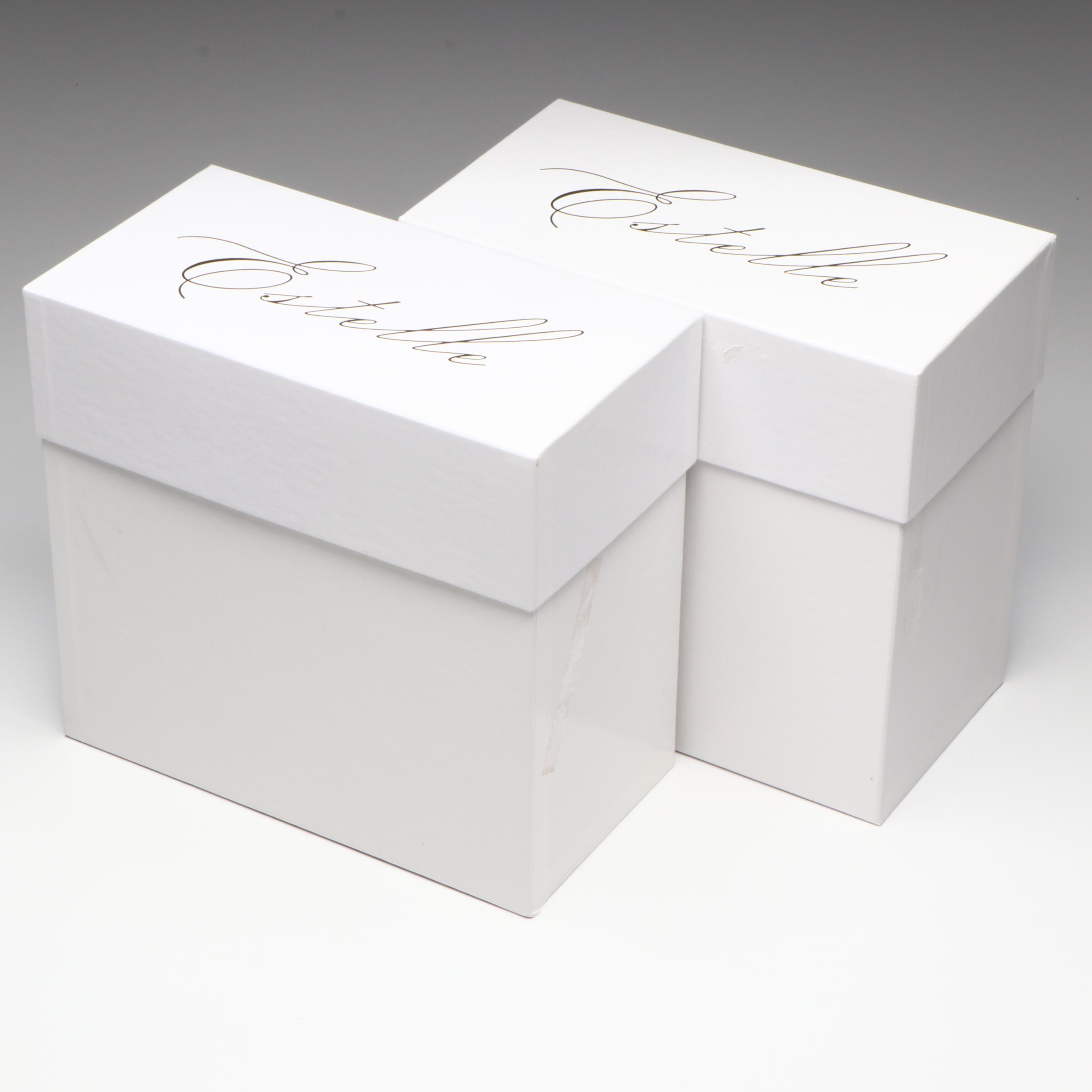 Estelle Blue Glass Wine Glasses