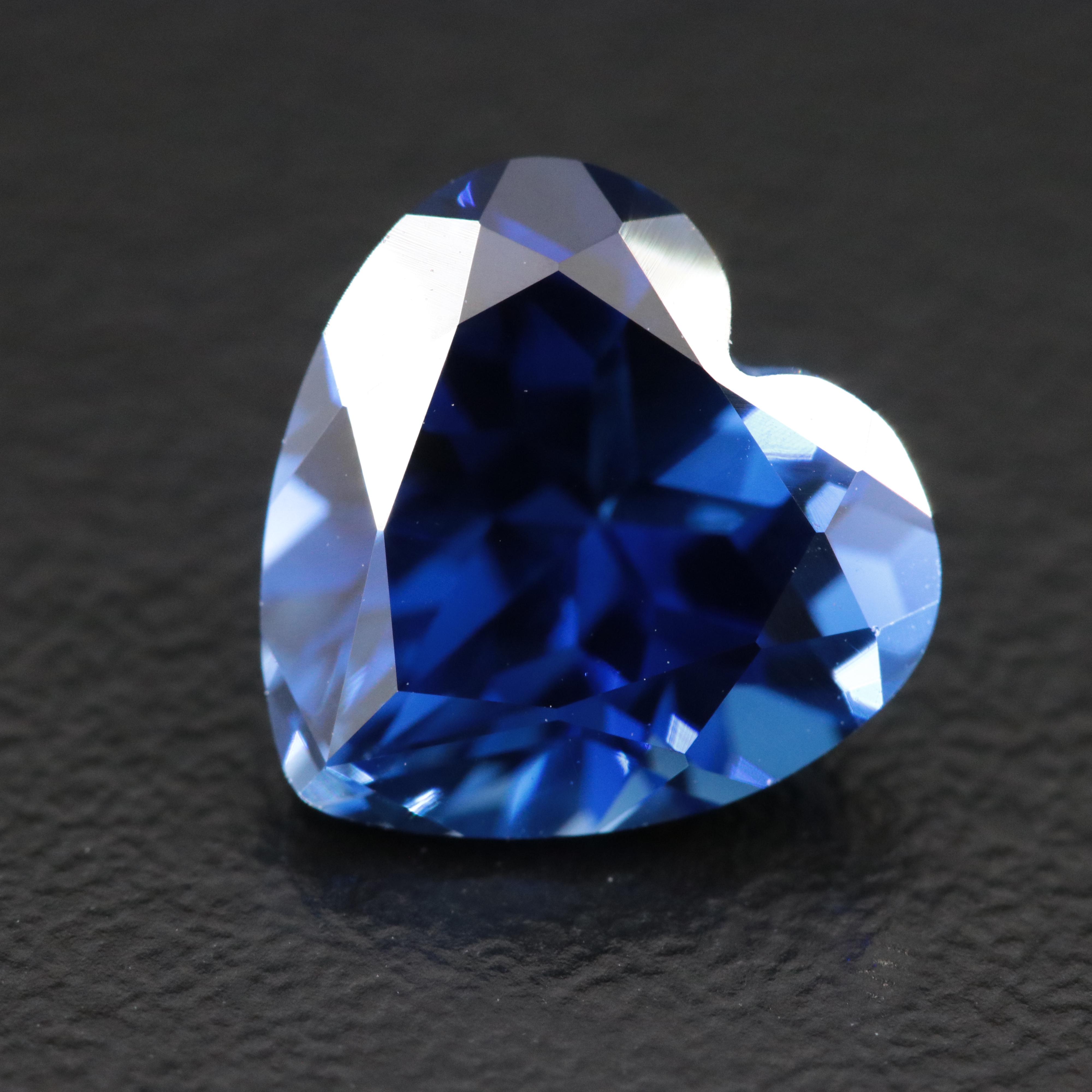 Loose 4.69 CT Lab Grown Sapphire