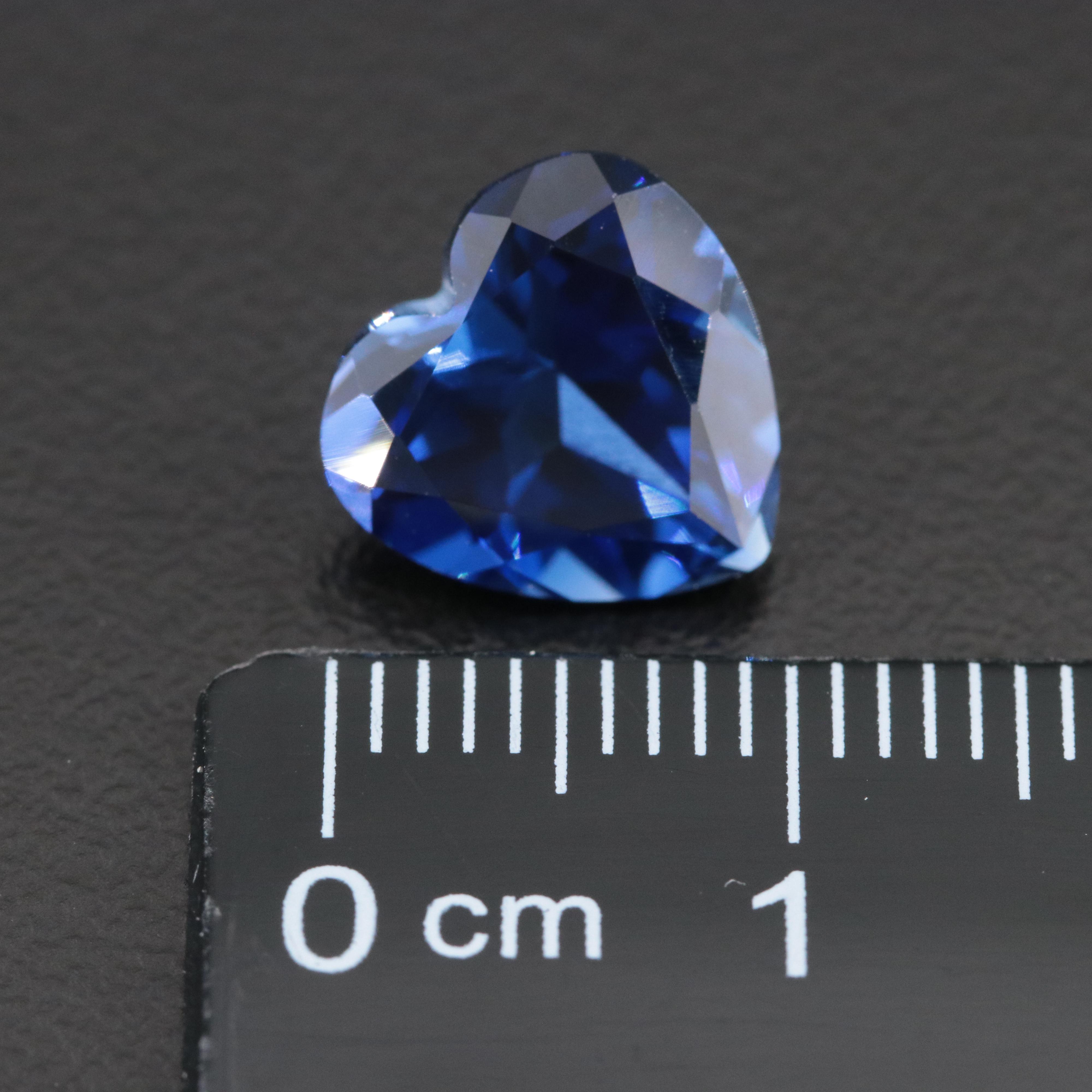 Loose 4.69 CT Lab Grown Sapphire
