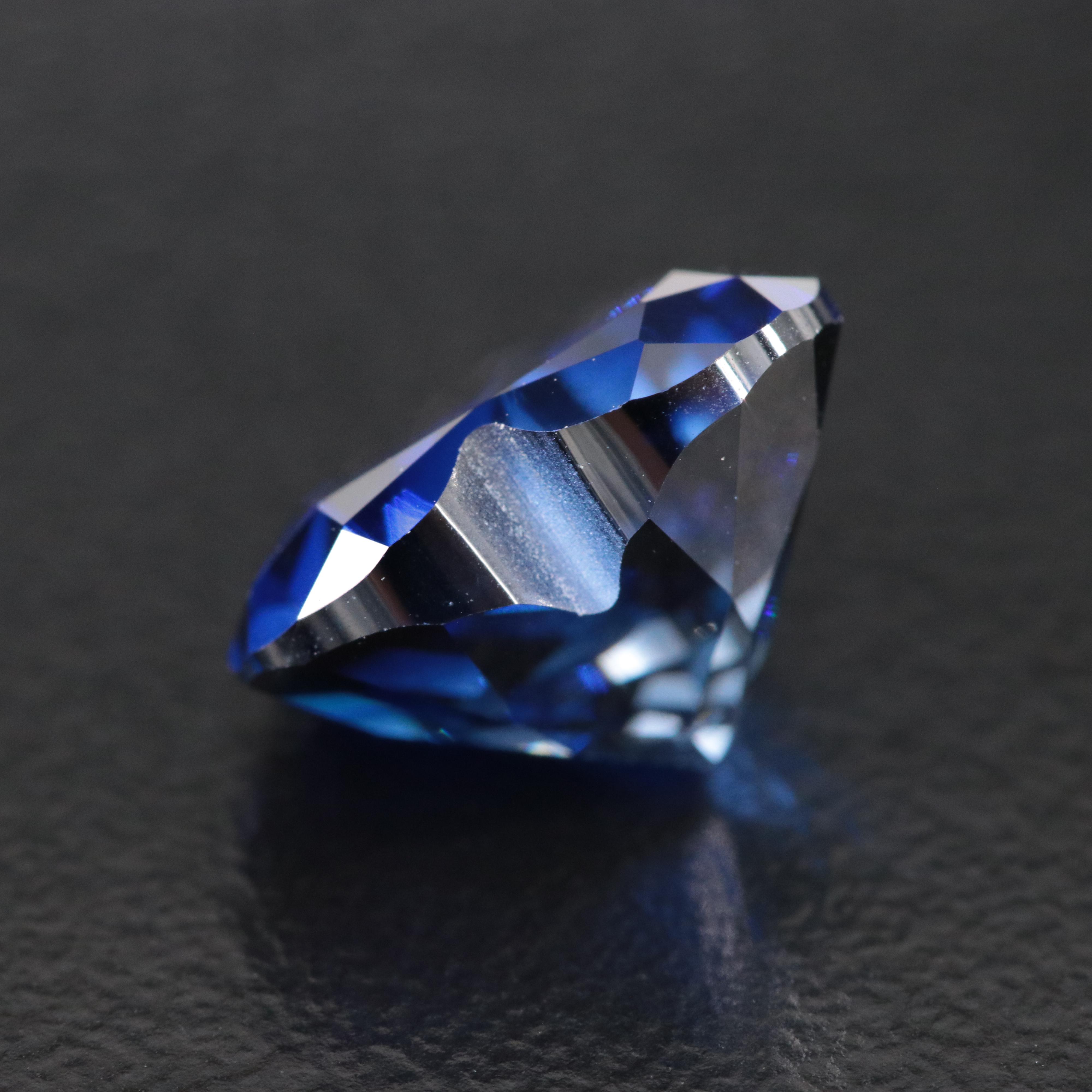 Loose 4.69 CT Lab Grown Sapphire