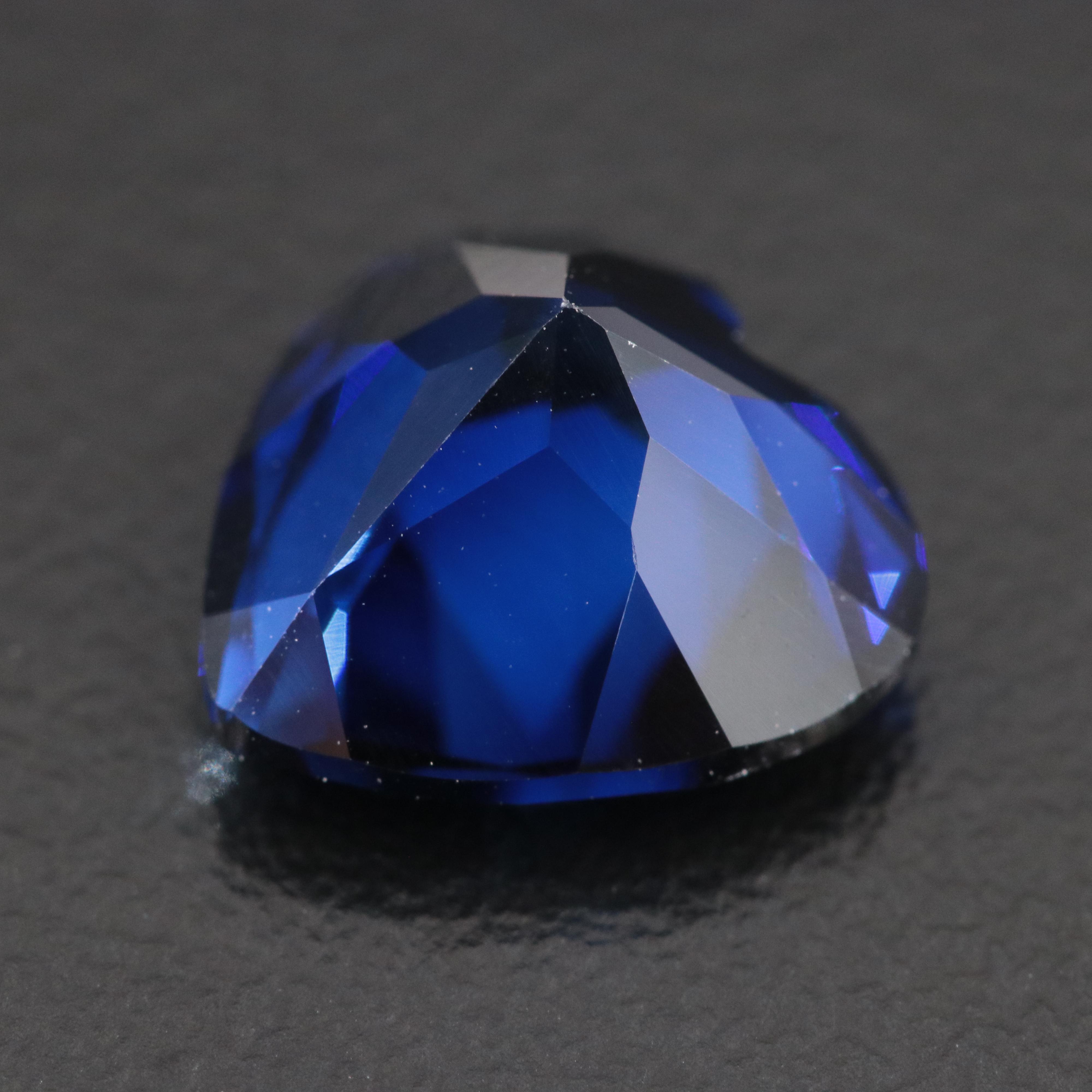 Loose 4.69 CT Lab Grown Sapphire