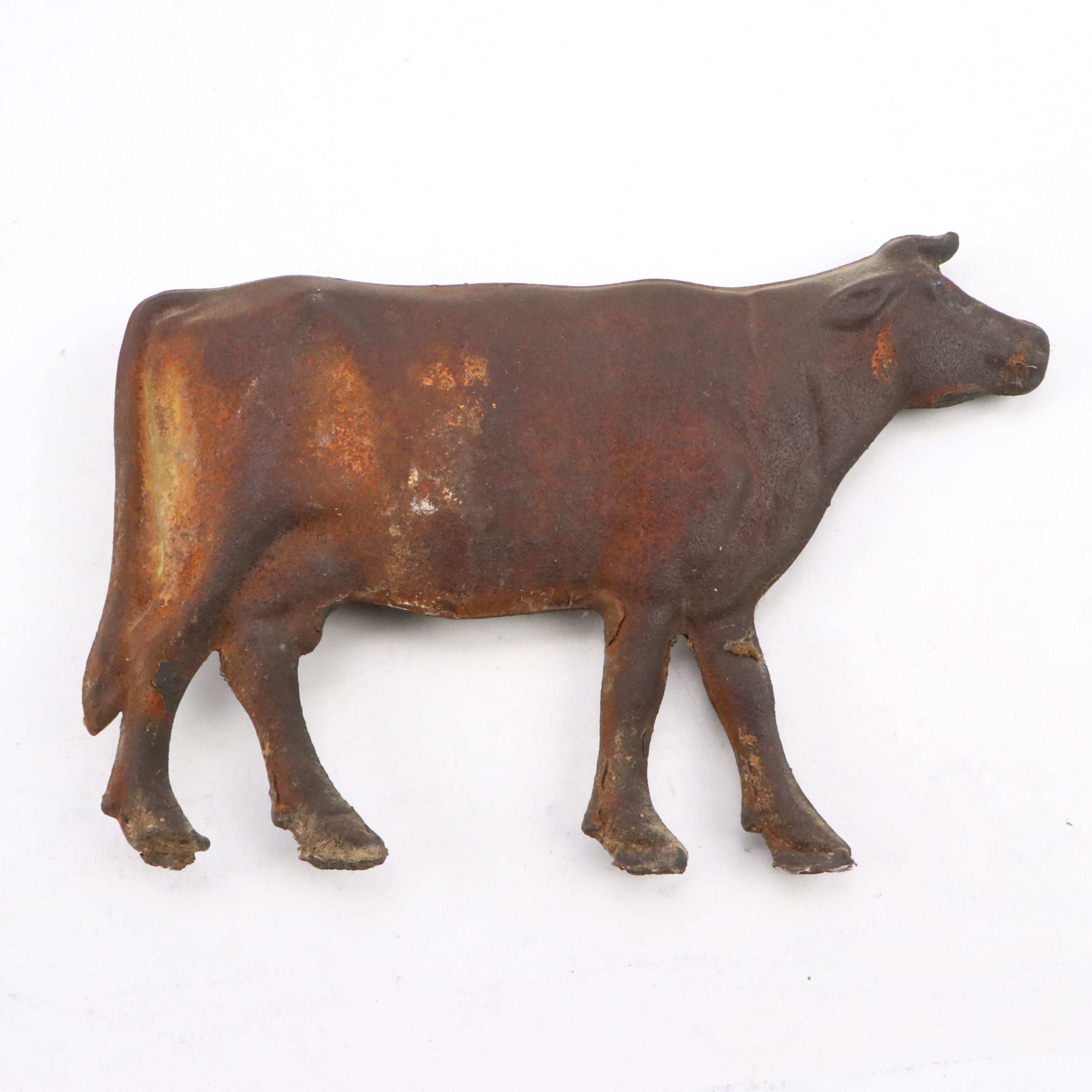 Primitive Metal Egg Poacher and Other Kitchen Tools with Cow Plaque