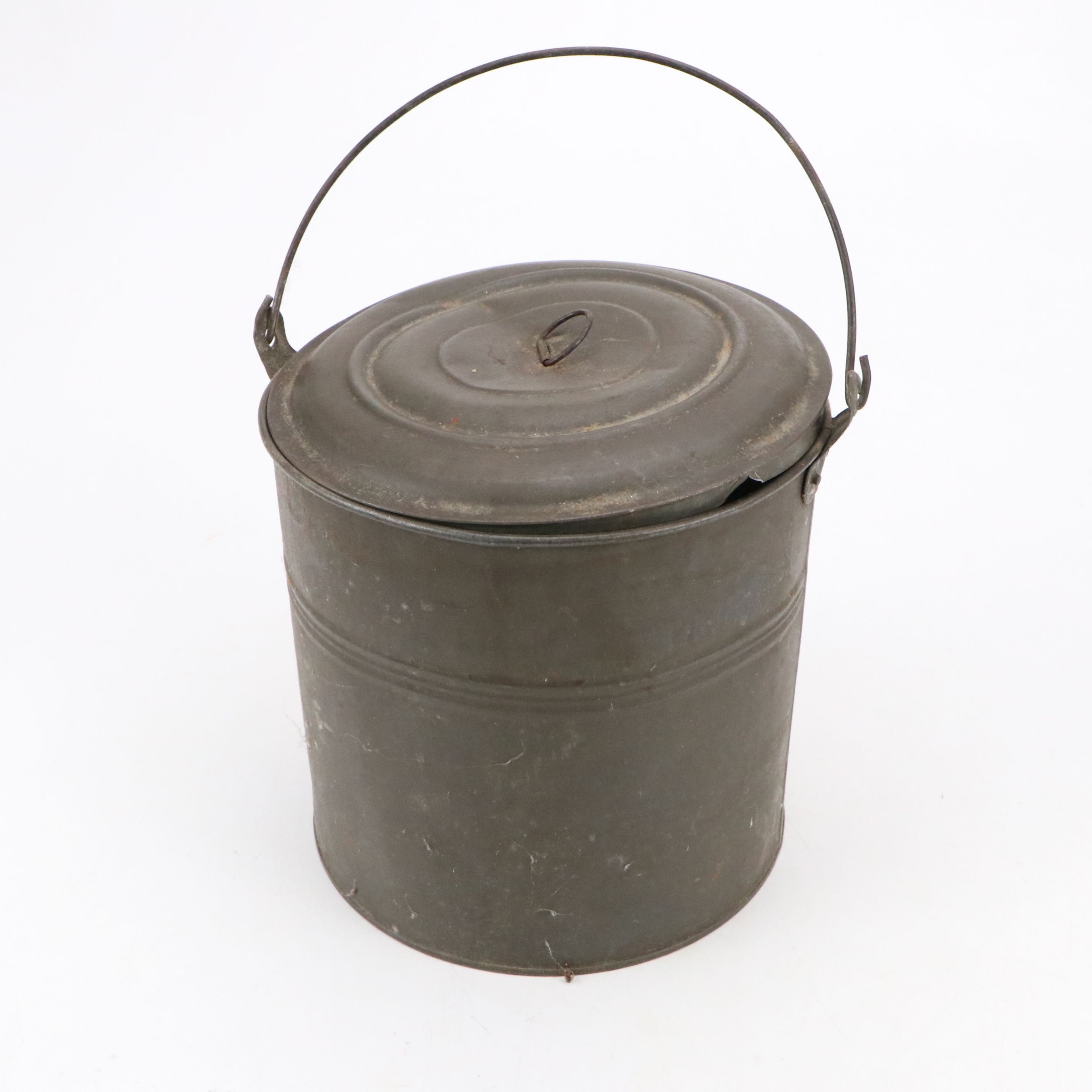 Primitive Metal Egg Poacher and Other Kitchen Tools with Cow Plaque