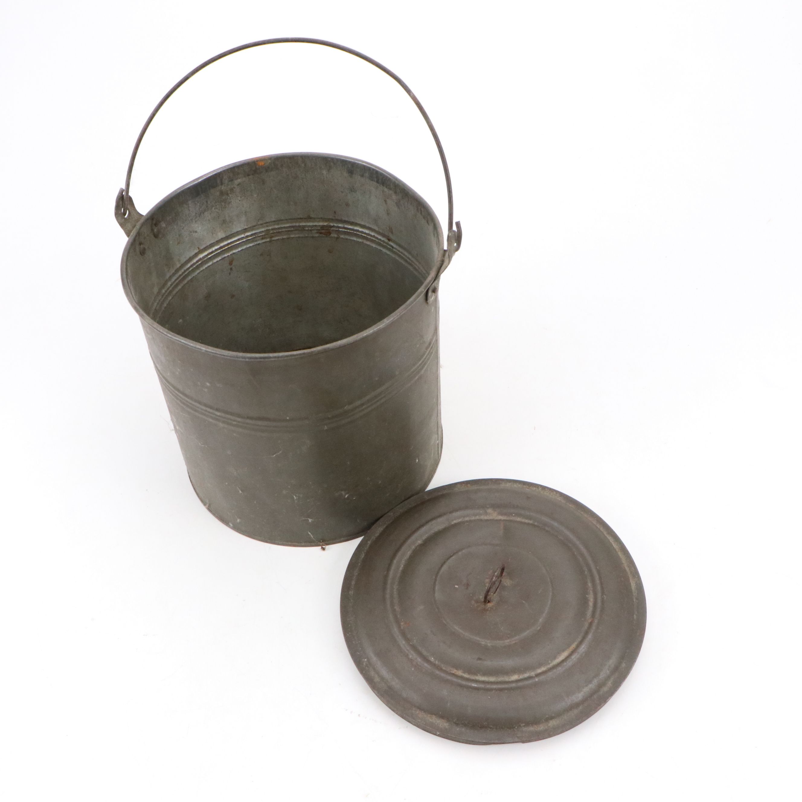 Primitive Metal Egg Poacher and Other Kitchen Tools with Cow Plaque