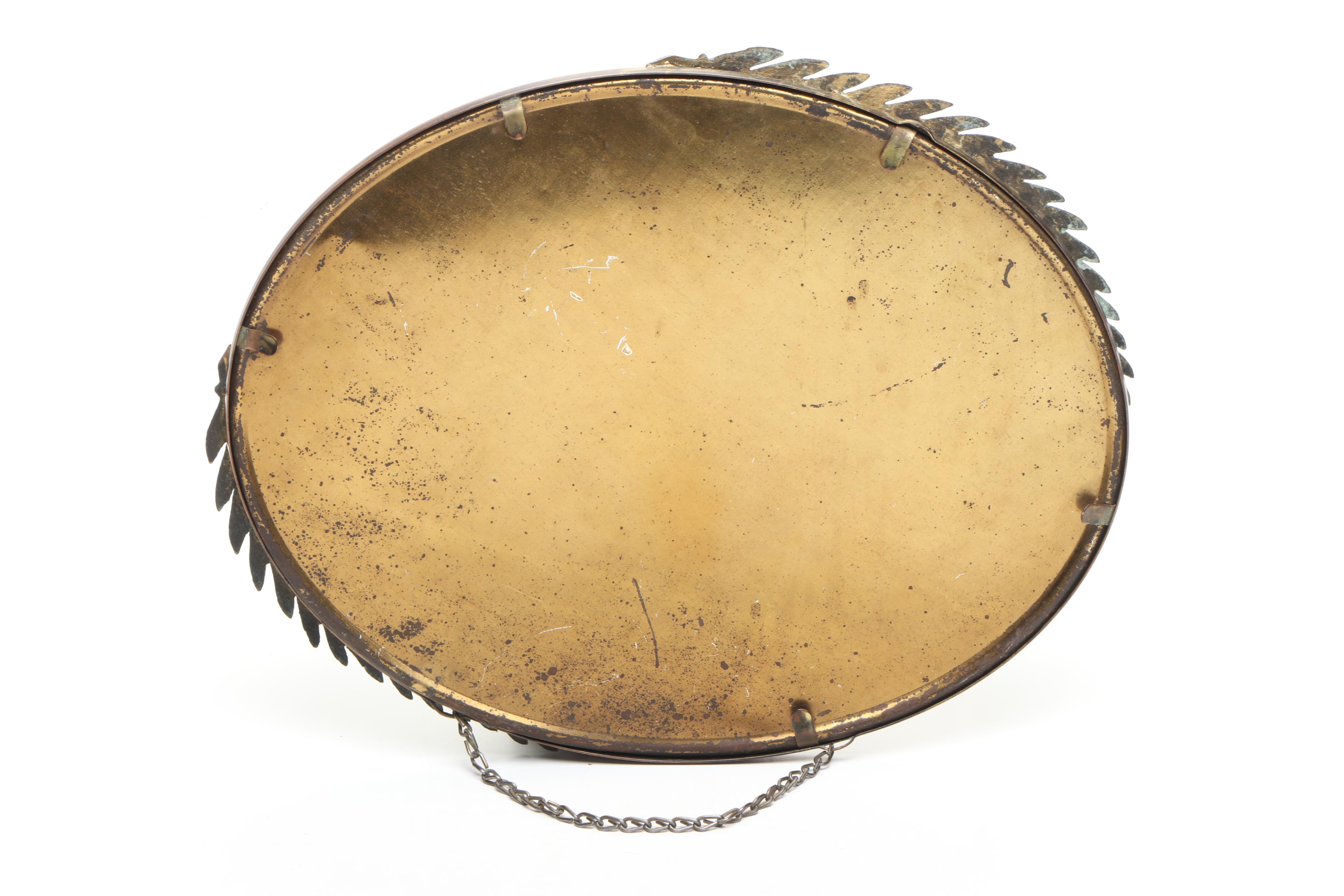 Vintage Silver Gelatin Photograph of Three Children in Metal Frame