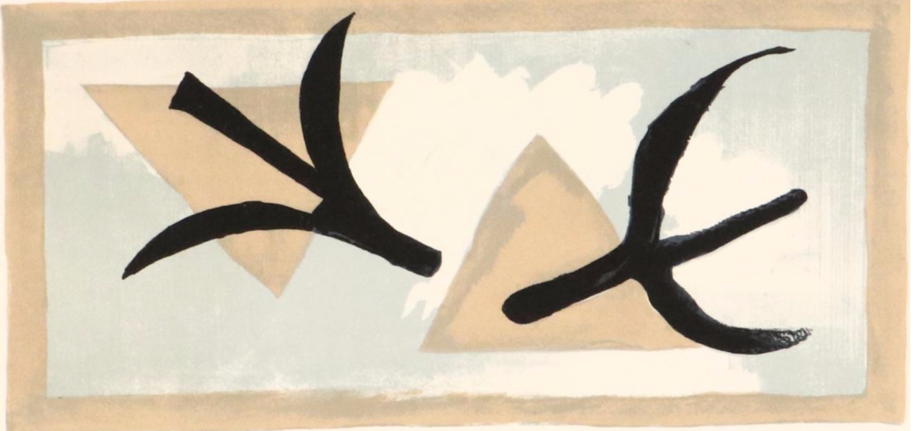 Georges Braque "Derrière le Miroir" No. 115 Incomplete Volume, 1959