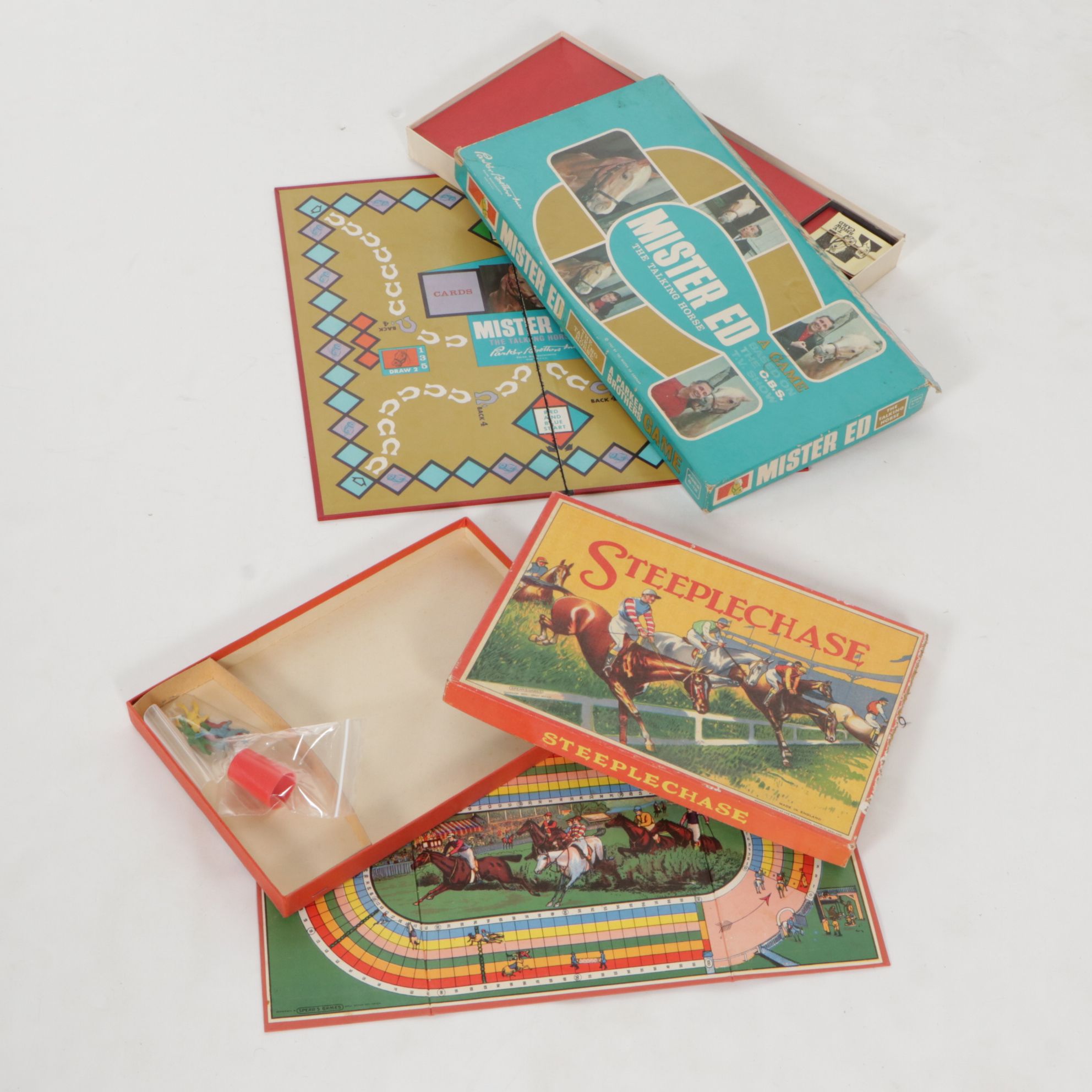 Derby and Horse Themed Board Games Including "The American Derby"