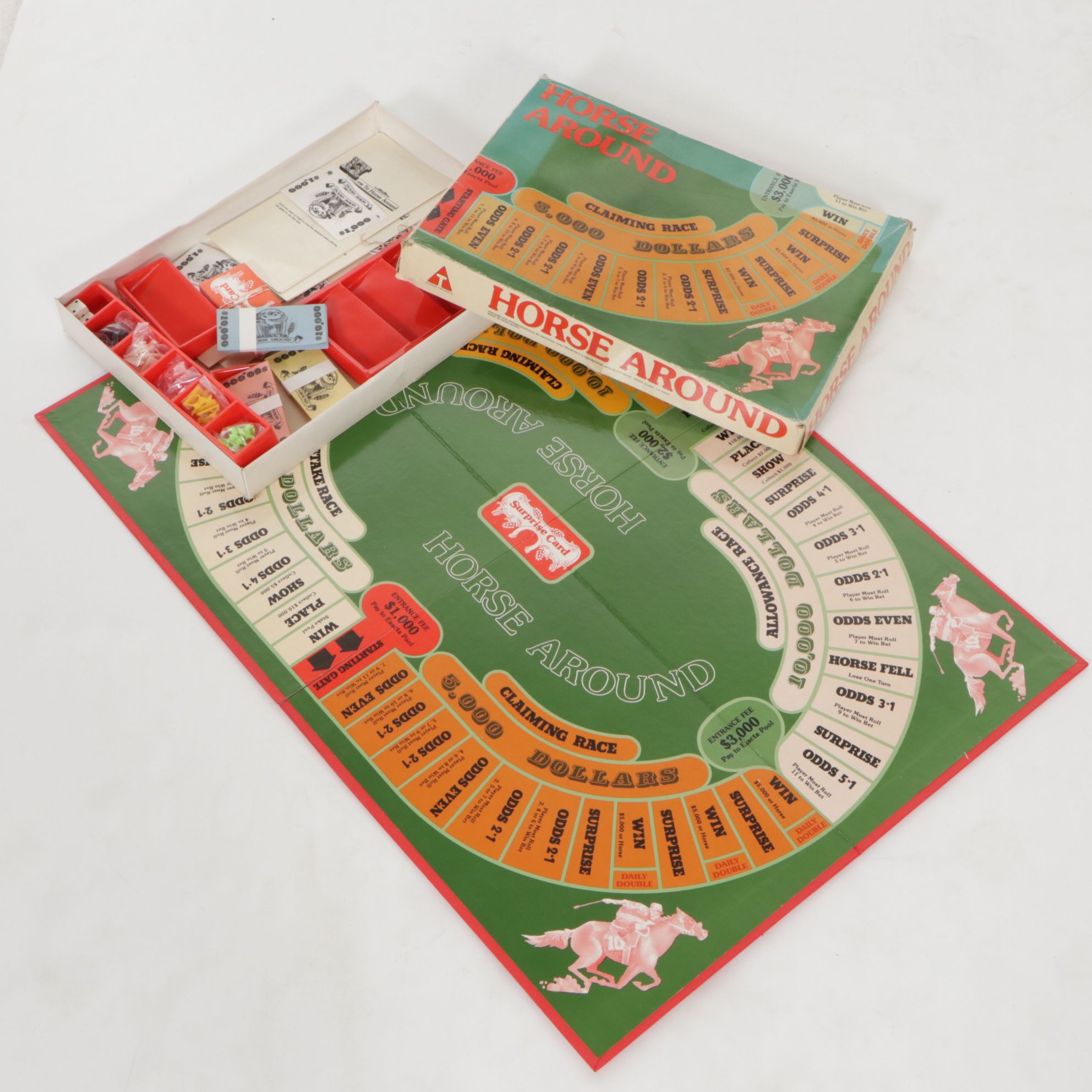 Derby and Horse Themed Board Games Including "The American Derby"