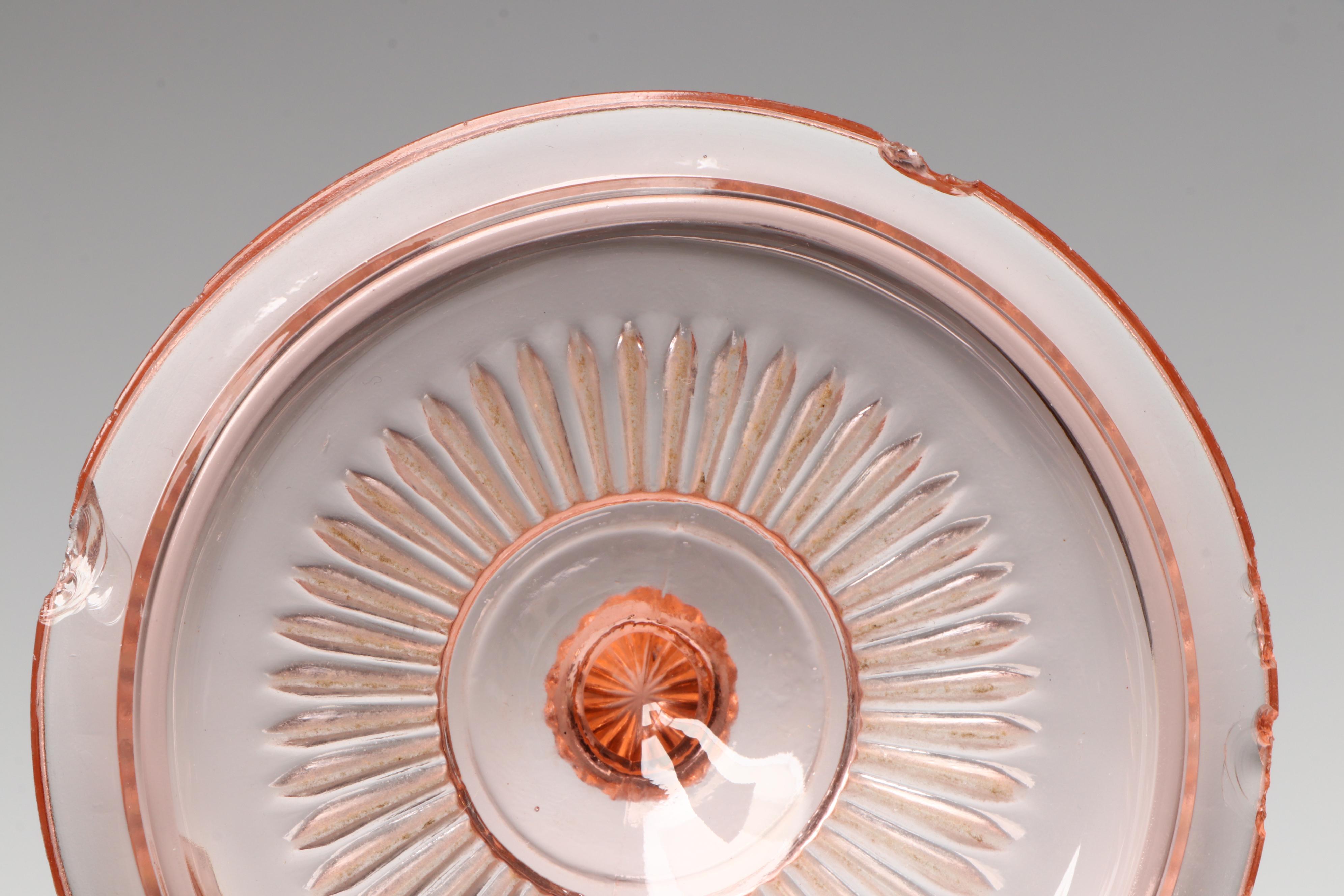 Royal Atlas "Royal Lace" Cups and More Depression Style Pink Glassware