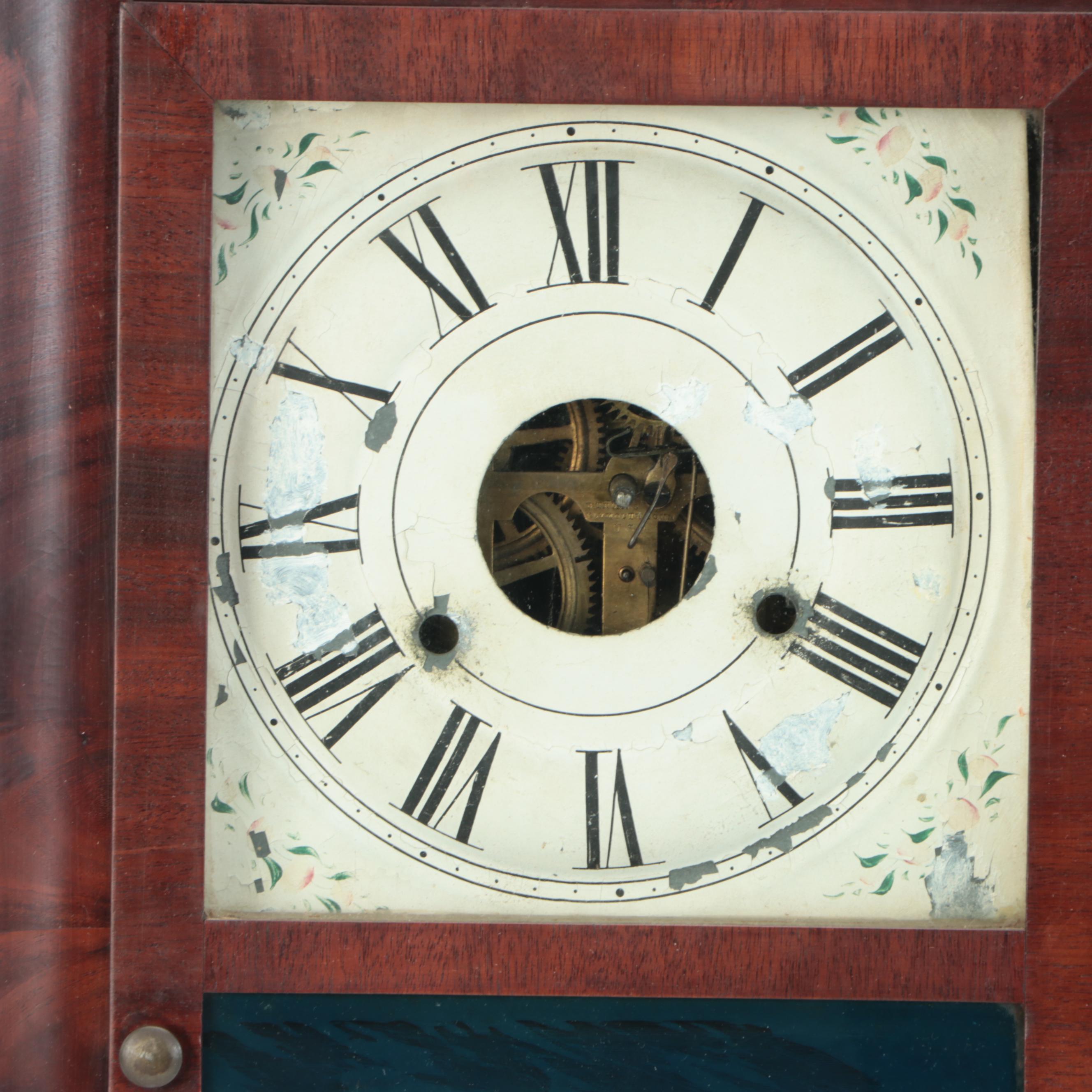 Seth Thomas Mahogany Ogee Mantel Clock