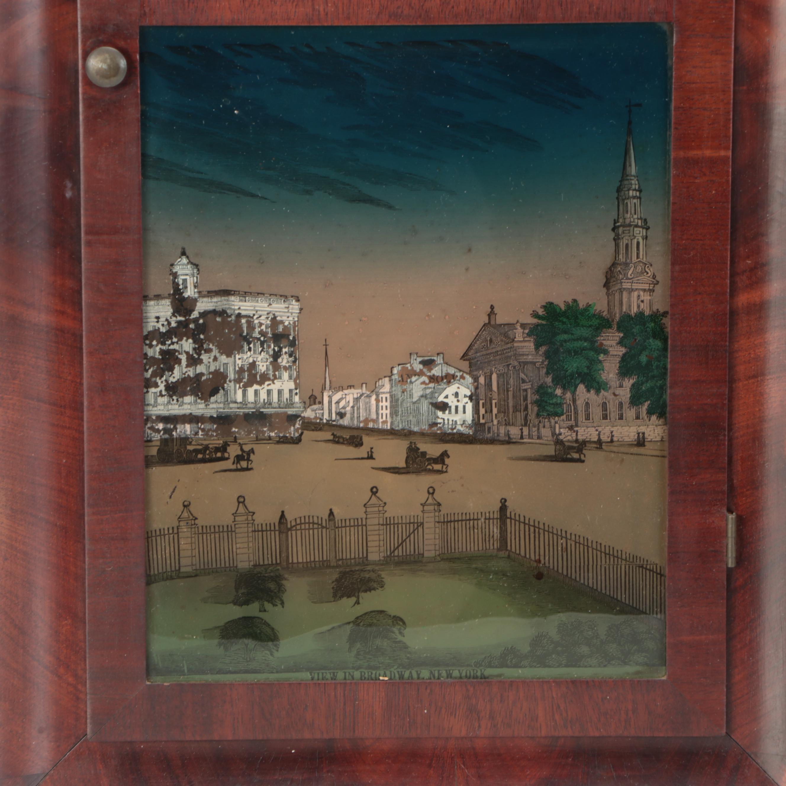 Seth Thomas Mahogany Ogee Mantel Clock