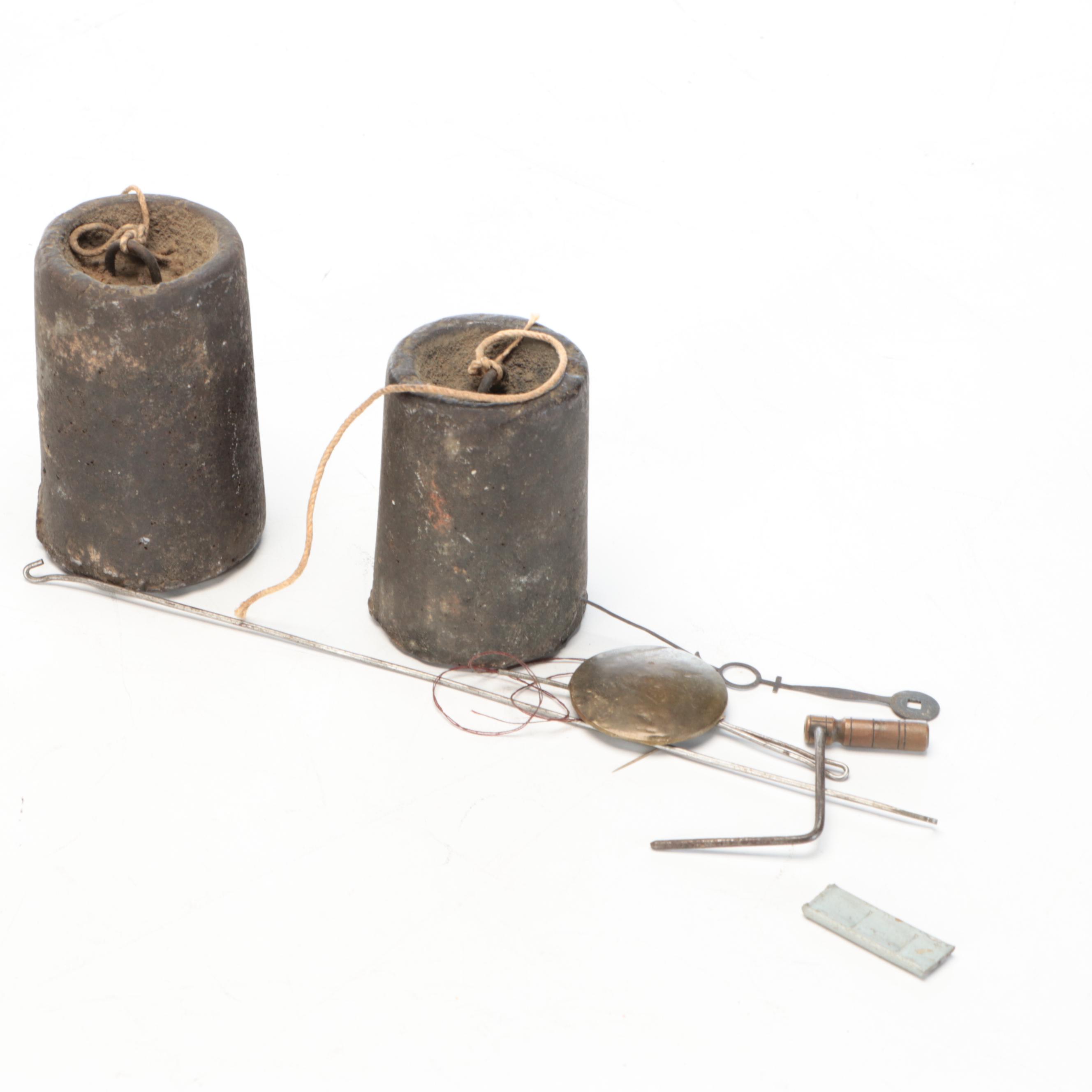 Seth Thomas Mahogany Ogee Mantel Clock