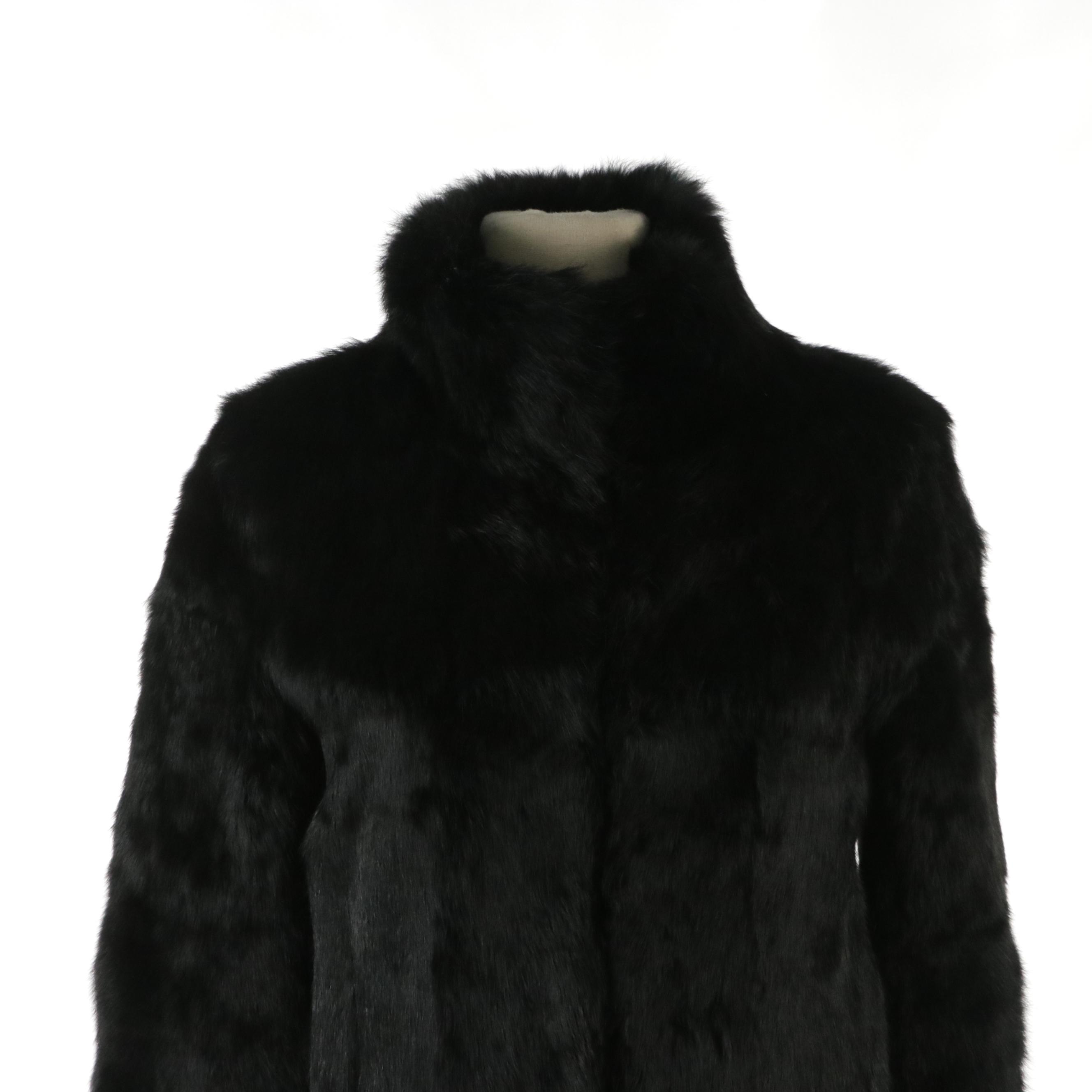 Tory Burch Dyed Rabbit Fur Vest and Other Rabbit Fur Jacket
