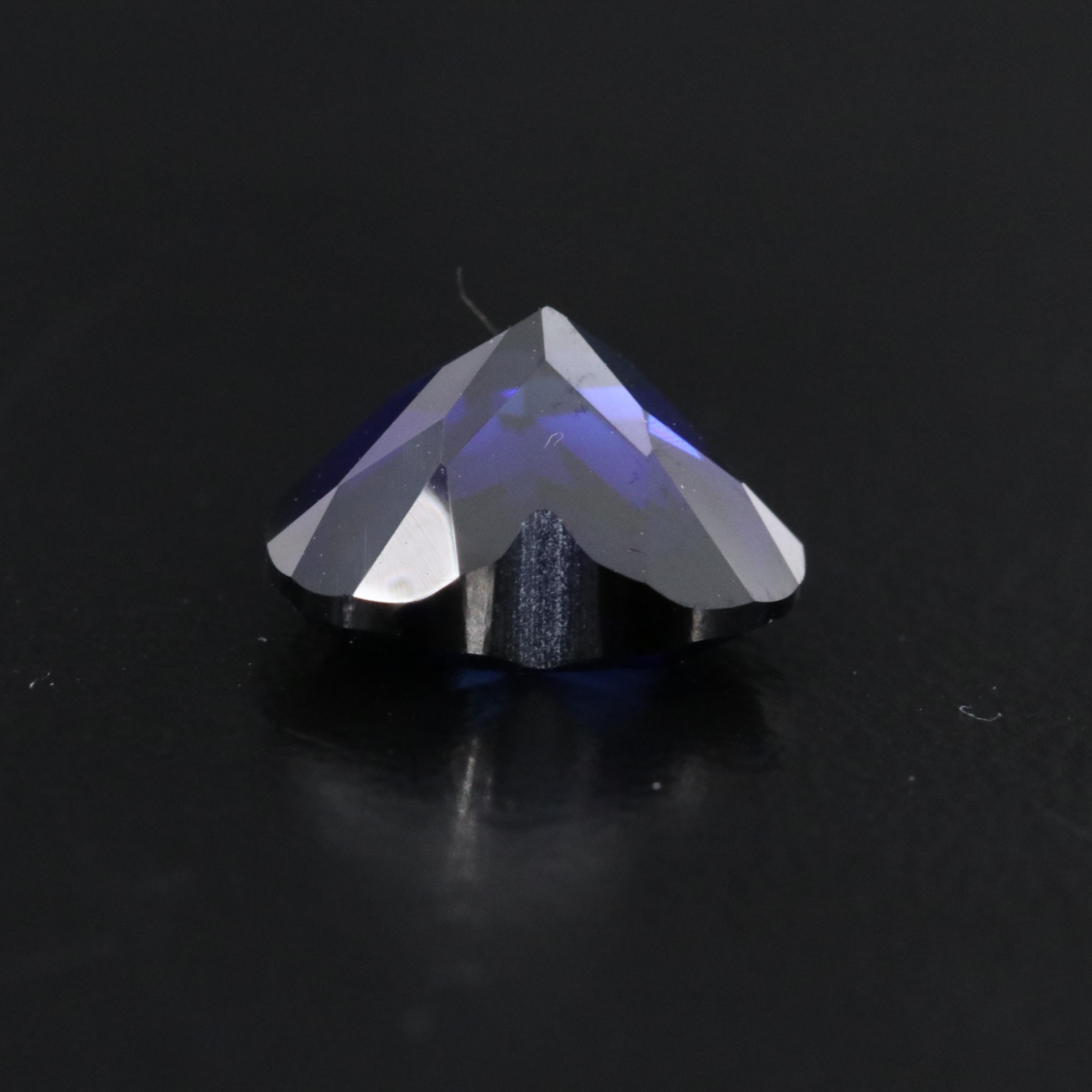 Loose 4.71 CT Lab Grown Sapphire