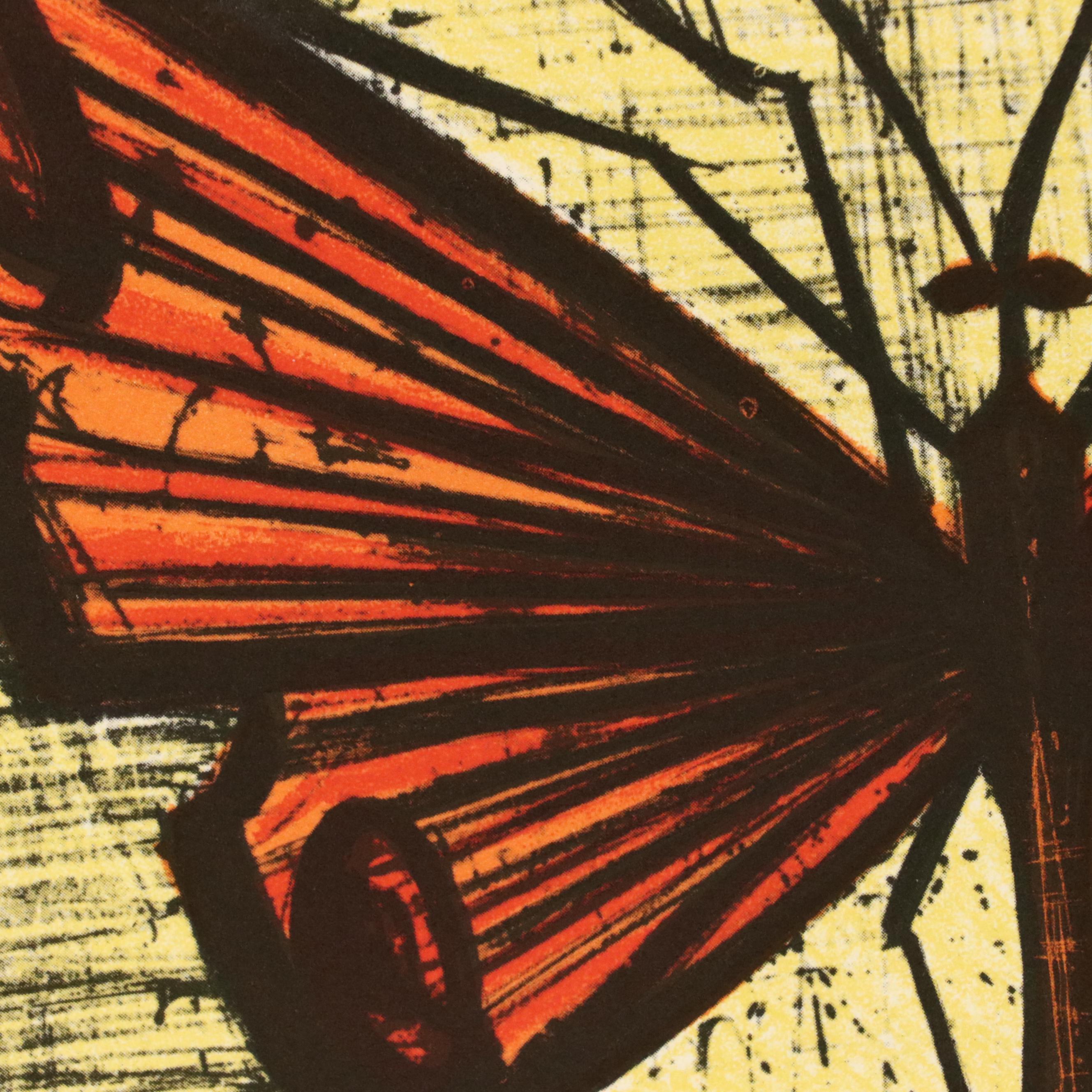 After Bernard Buffet Lithograph Bookplates of Insects, Circa 1967