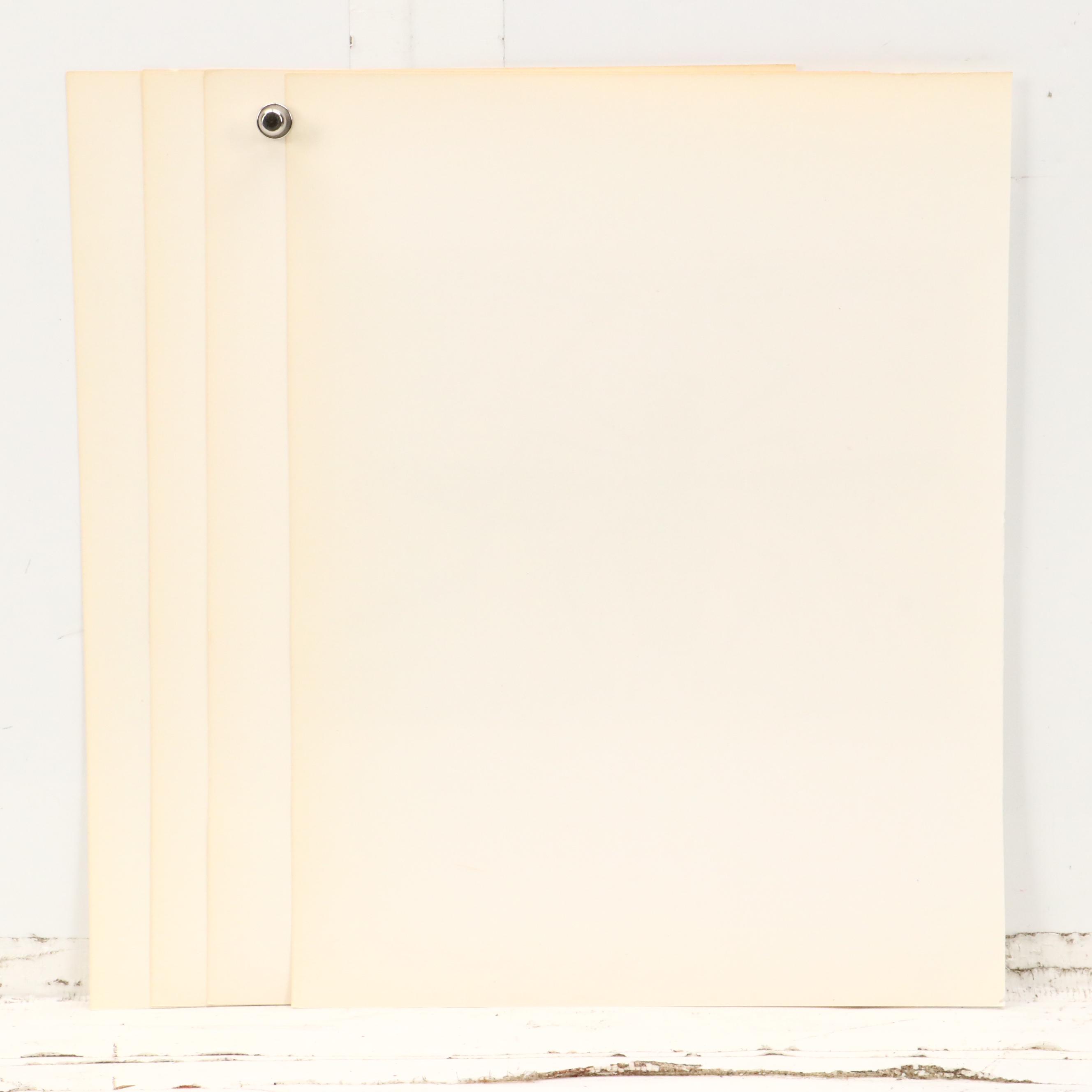 After Bernard Buffet Lithograph Bookplates of Insects, Circa 1967